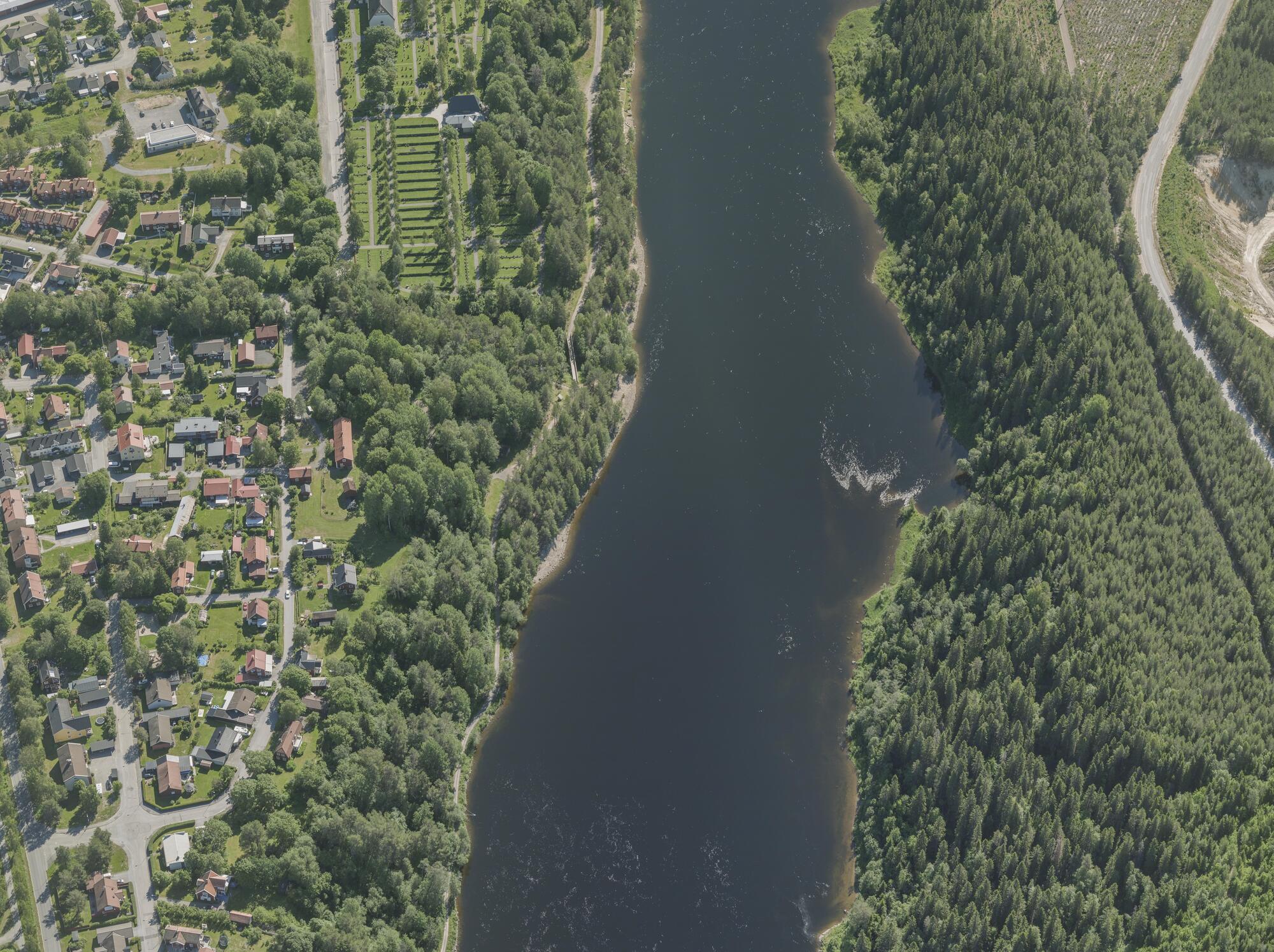 Flygbild över Backenområdet i Umeå #199