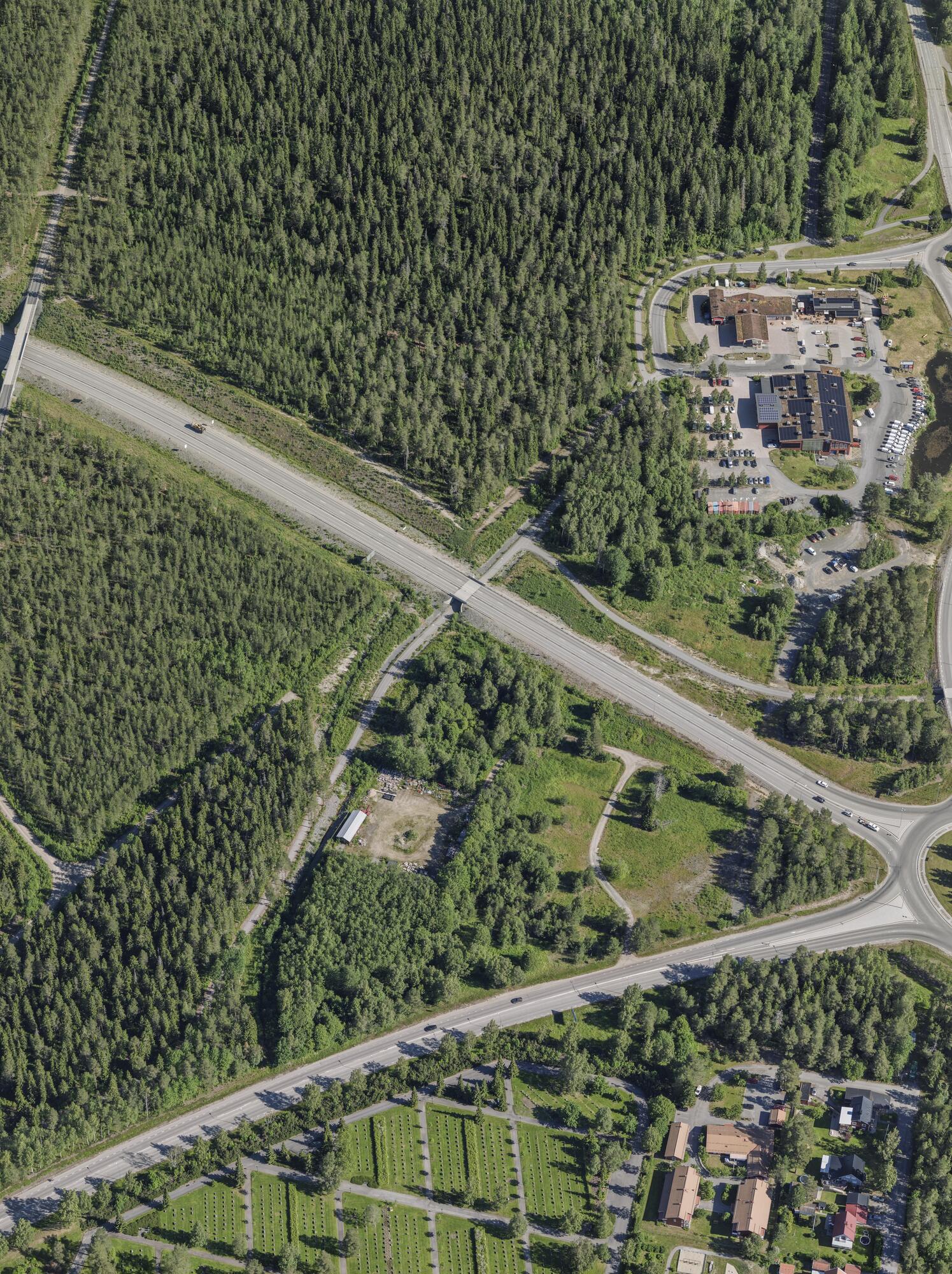 Flygbild över I20-området i Umeå #226