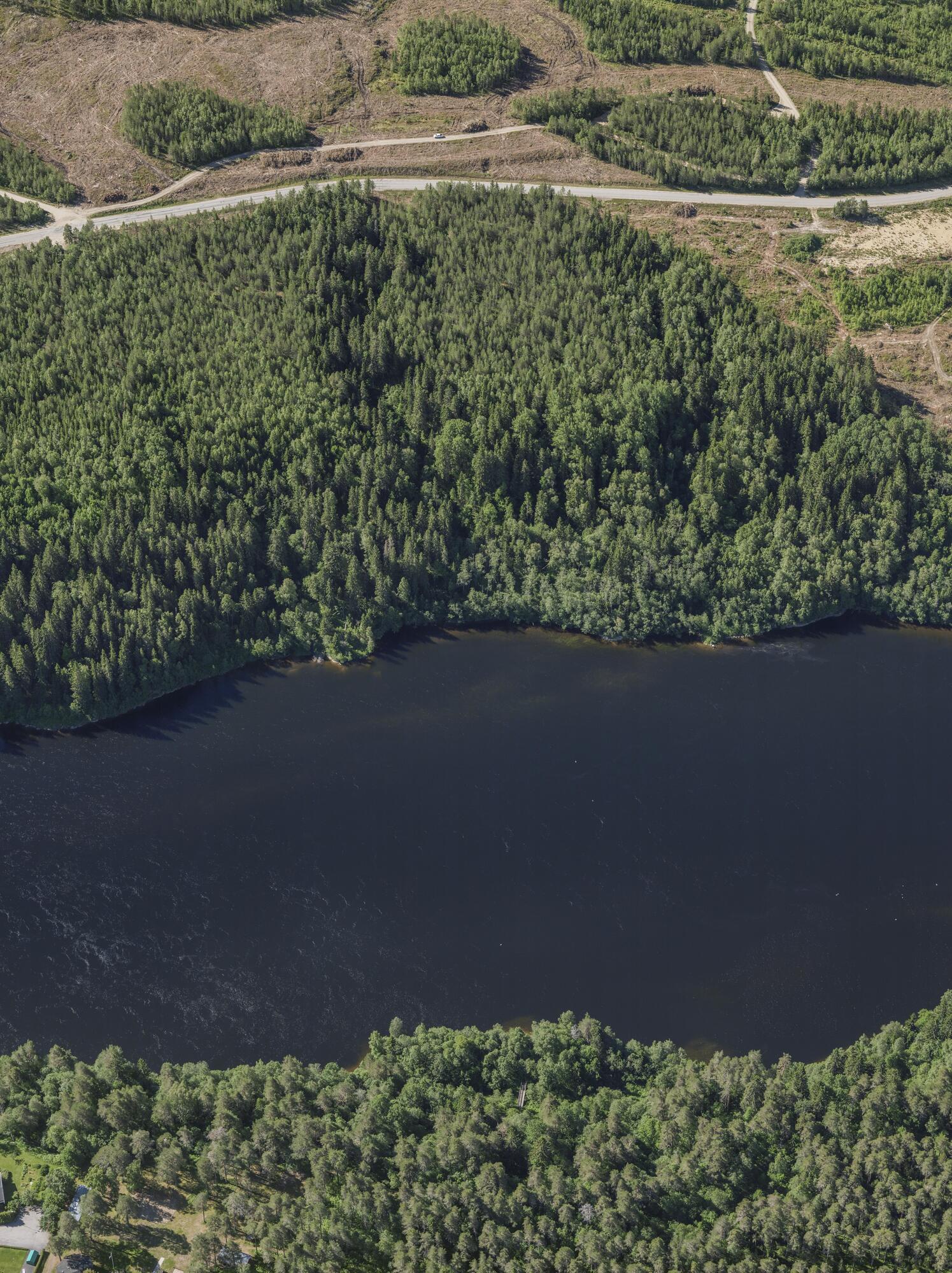 Flygbild över Övrigt i Umeå #741