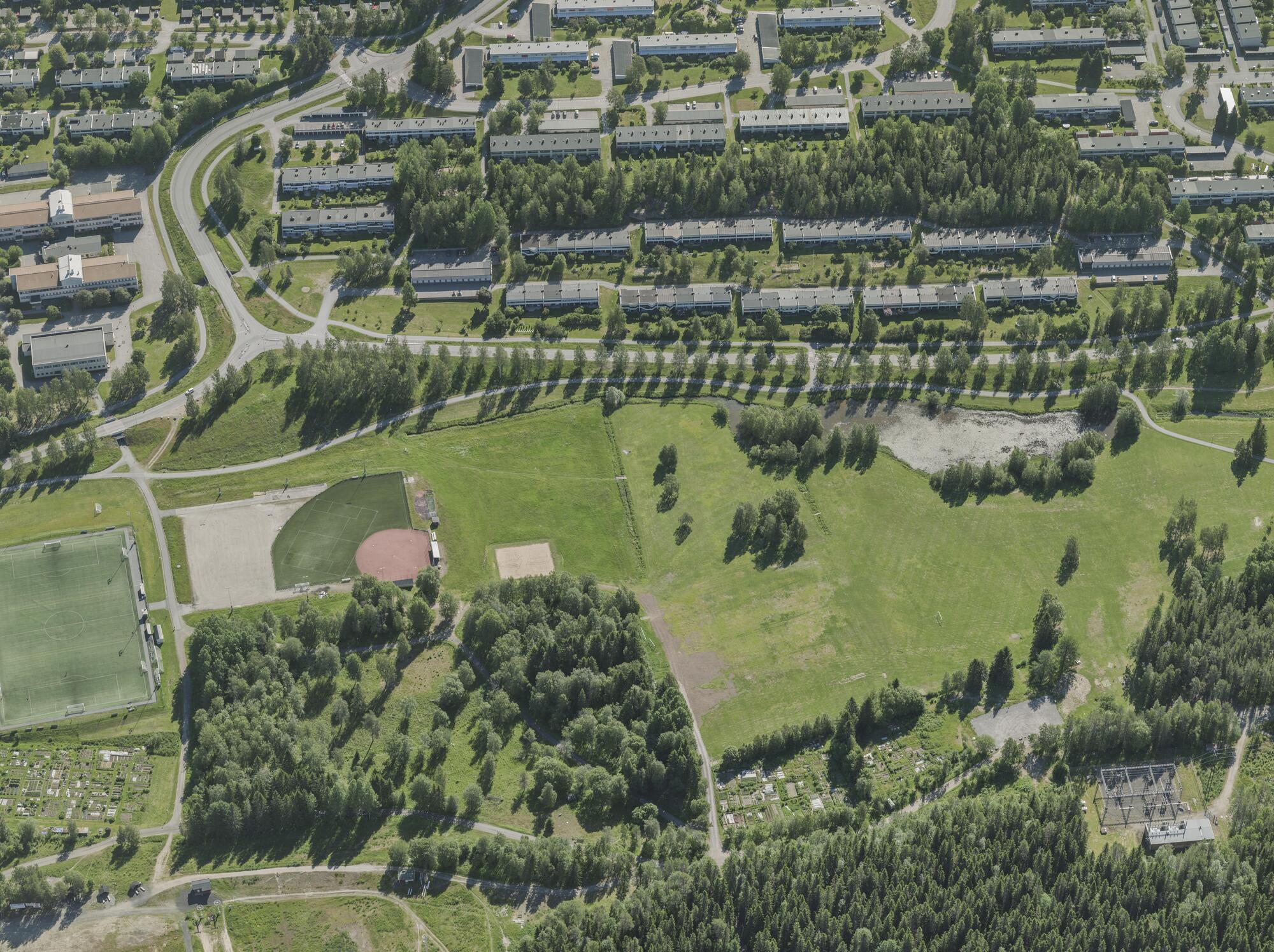 Flygbild över Stadsliden i Umeå #65