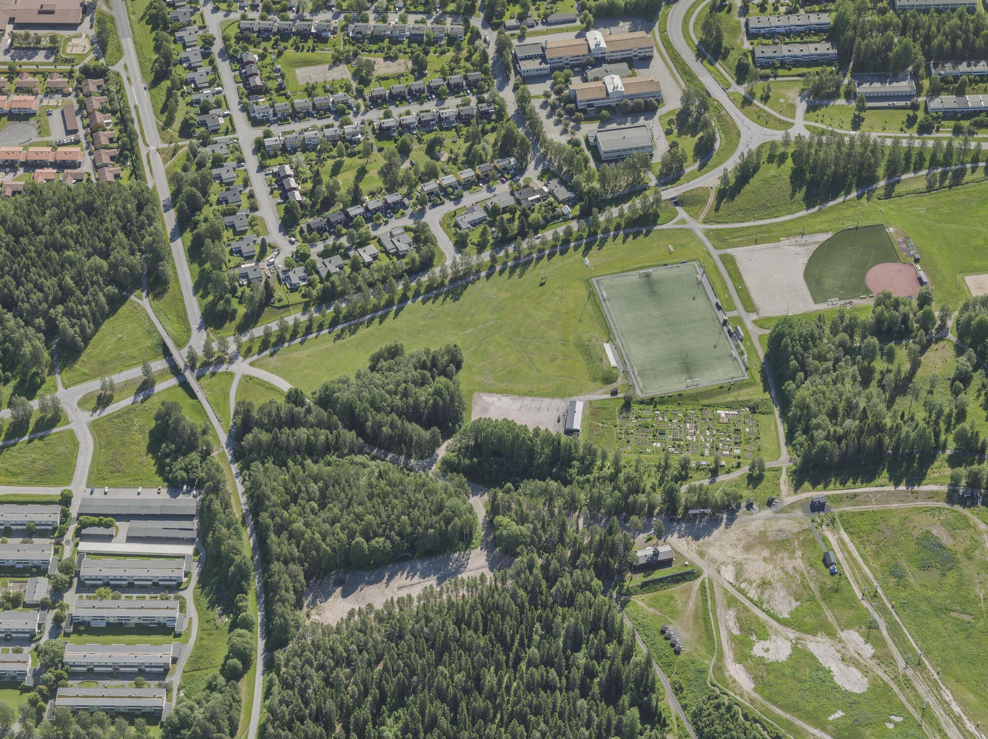 Flygbild över Stadsliden i Umeå #16