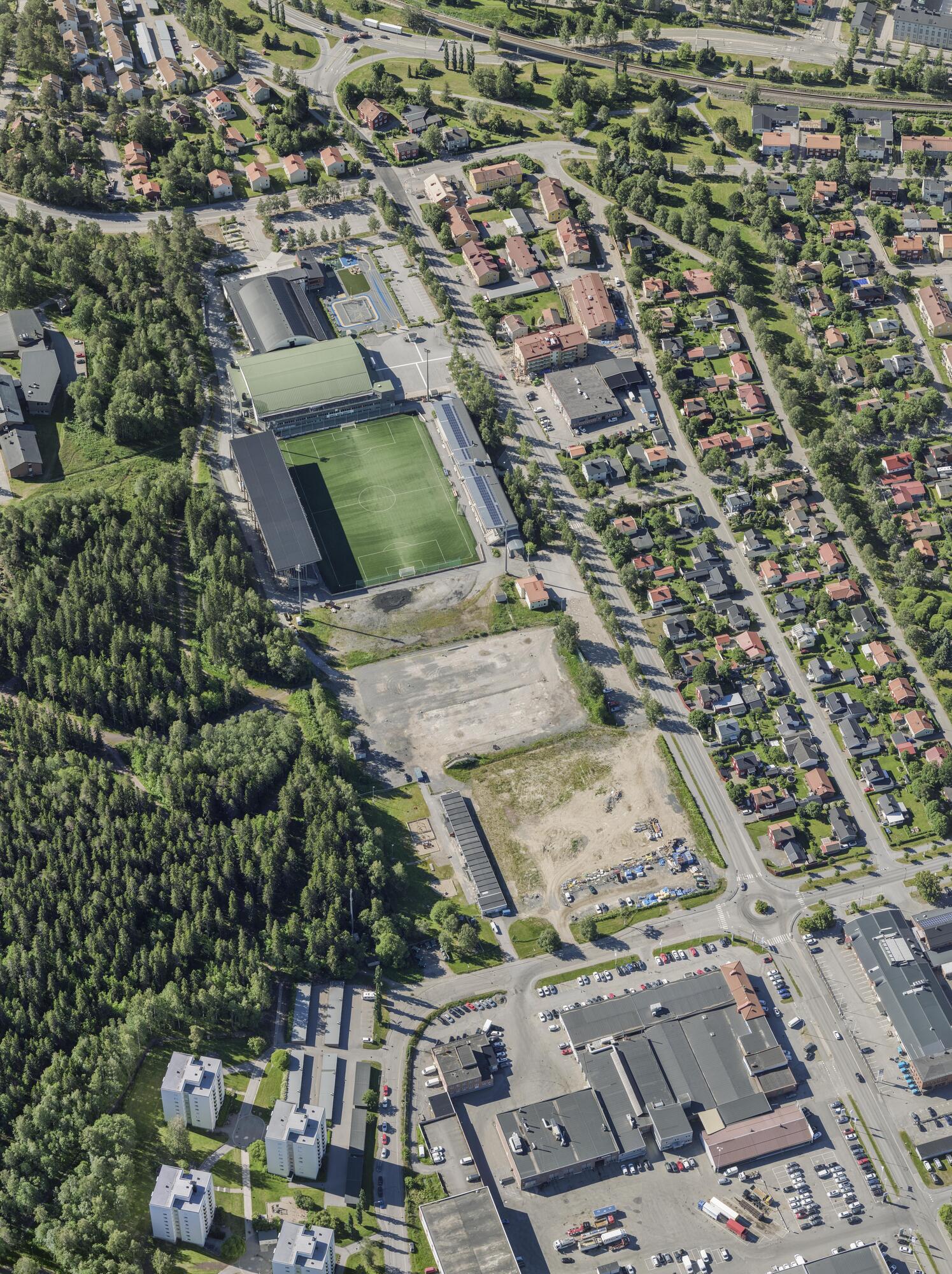 Flygbild över Stadsliden i Umeå #45