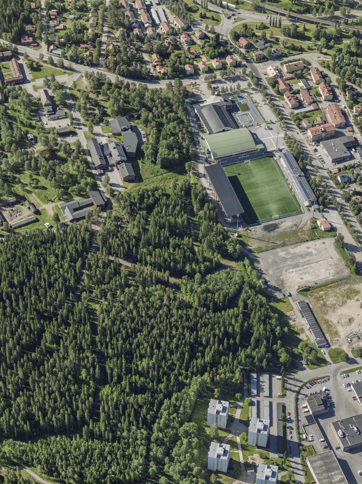 Flygbild över Stadsliden i Umeå #46