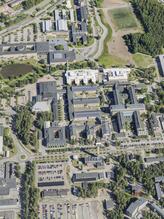 Flygbild över Universitets- och sjukhusområdet i Umeå #33