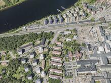 Flygbild över Ålidhemsområdet i Umeå #100