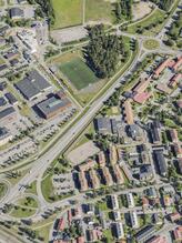 Flygbild över I20-området i Umeå #180