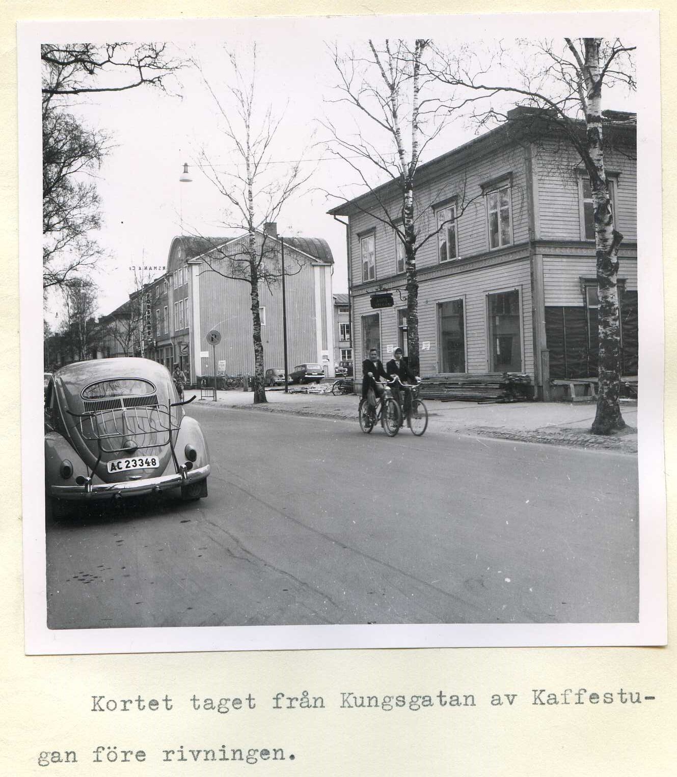Kaffestugan före rivning 1959  Kungsgatan 48