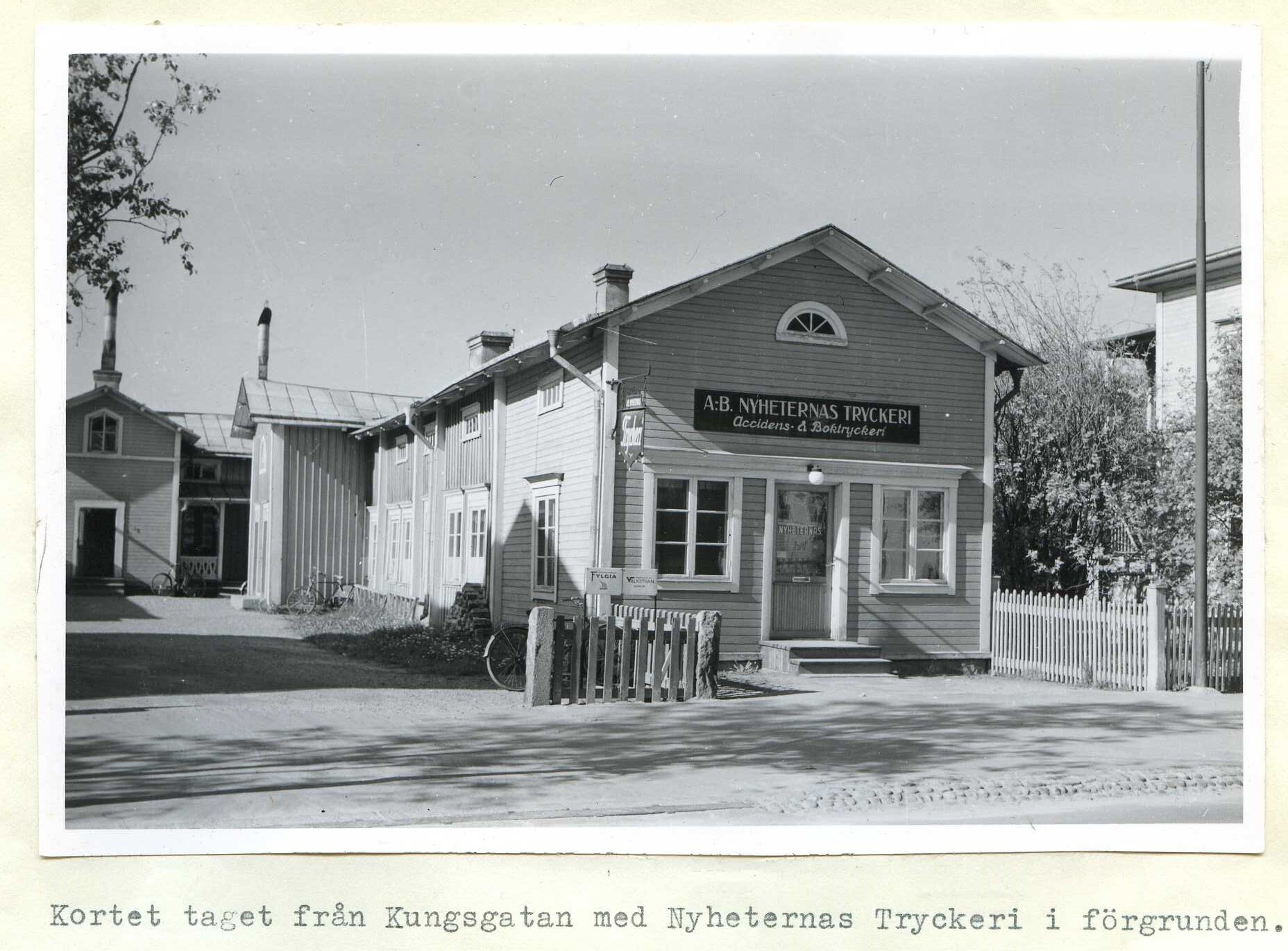 Nyheternas tryckeri 1959  tomt 18 kv Njord
