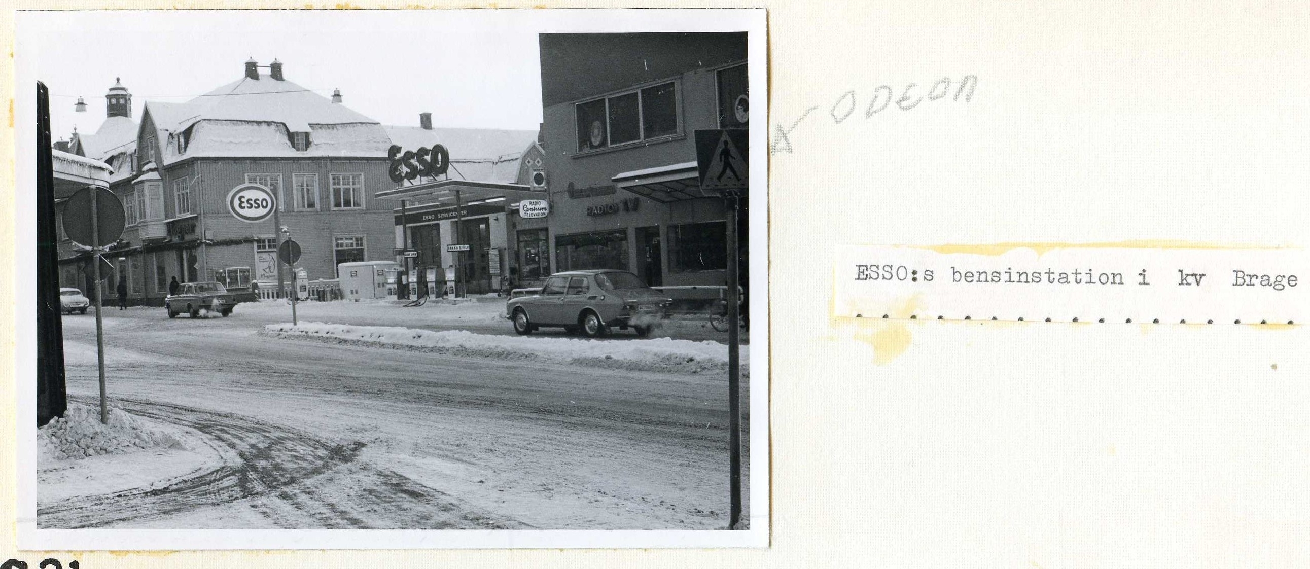 Essomacken i kv Brage 1960-tal