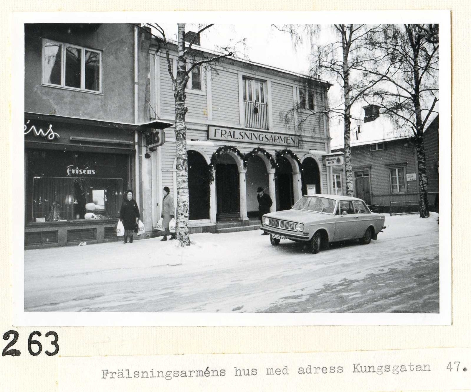 Frälsningsarméns hus Kungsgatan 47 1960-tal