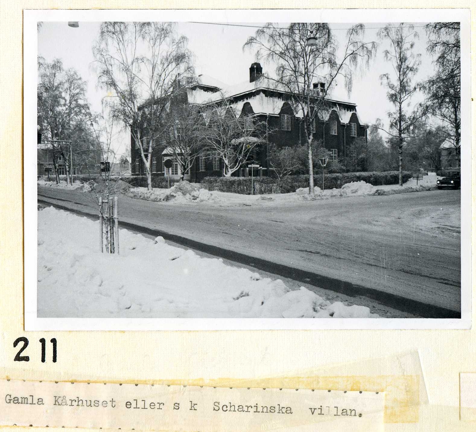 Gamla kårhuset eller Scharinska villan 1960-tal