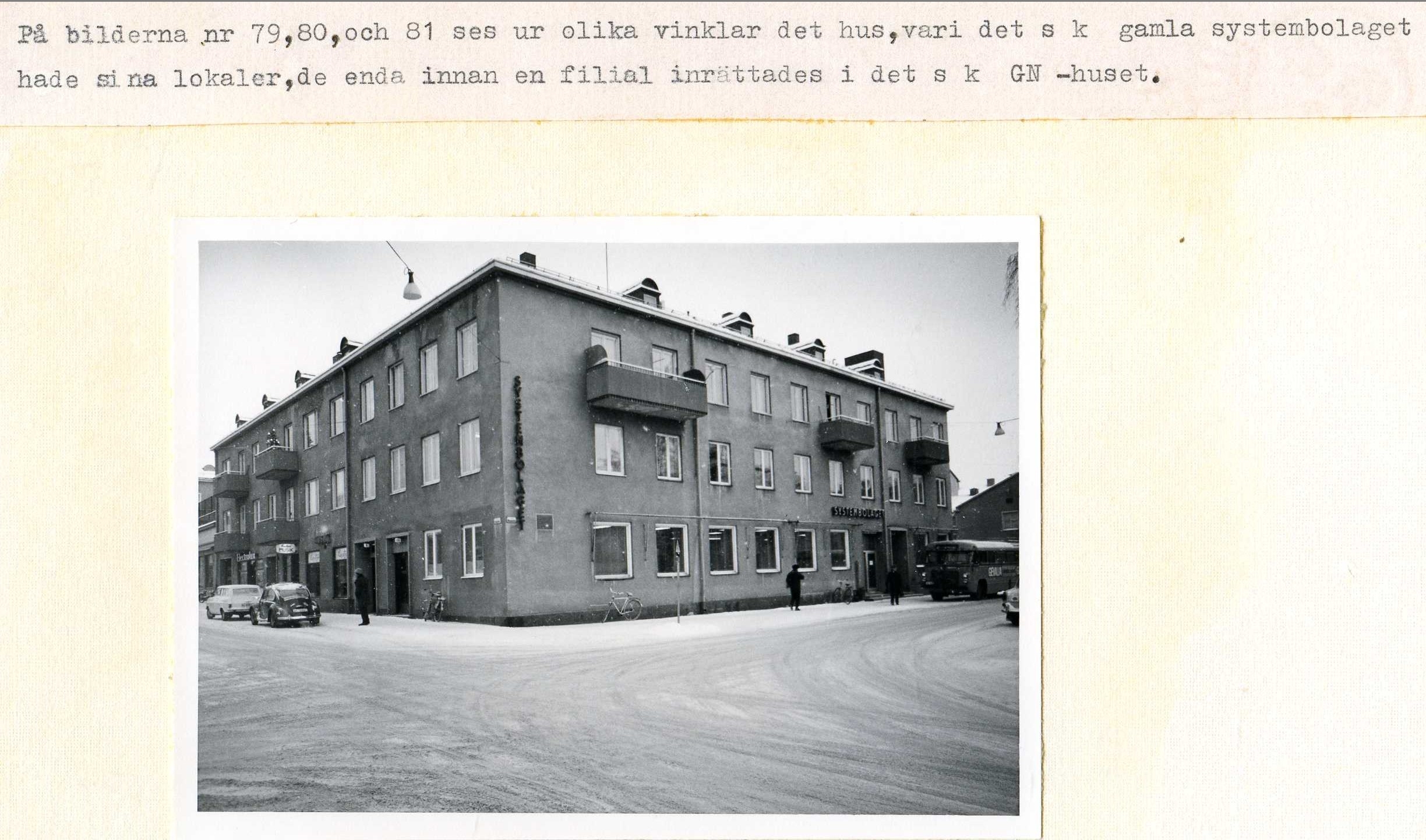 Gamla systembolaget 1960-tal
