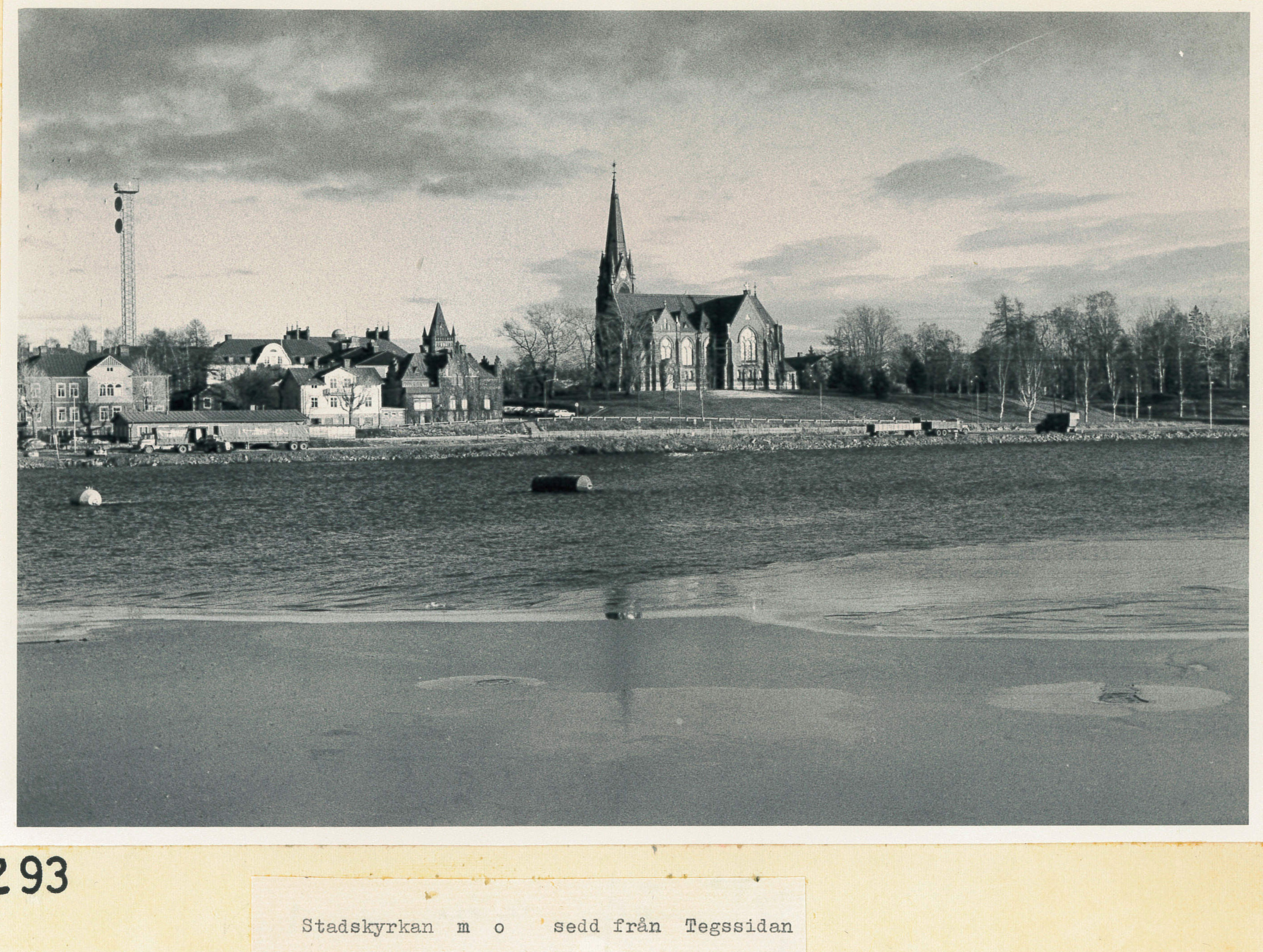 Stadskyrkan med omnejd 1960-tal