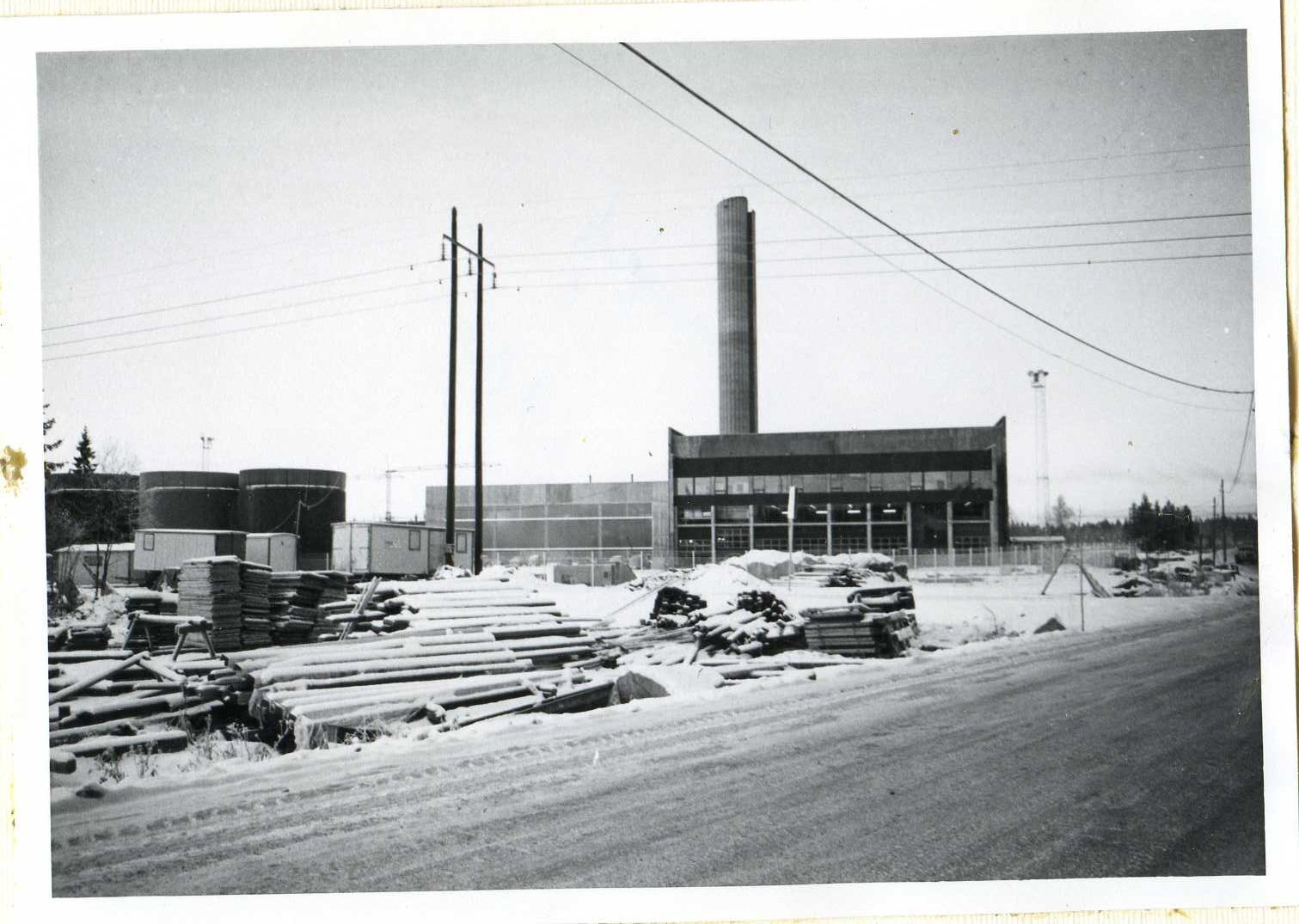 Värmeverkets byggande 1968  bild 2