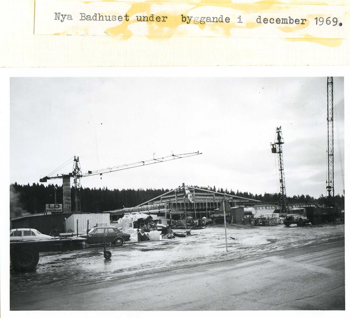 Badhusbygget dec 1969