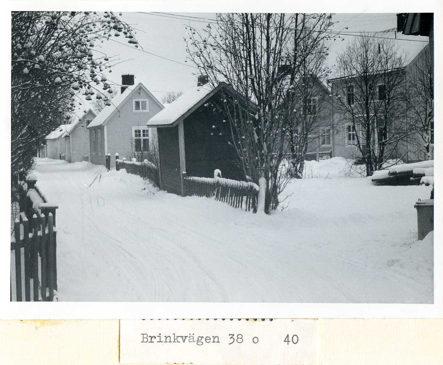 Brinkvägen 38 och 40 1969
