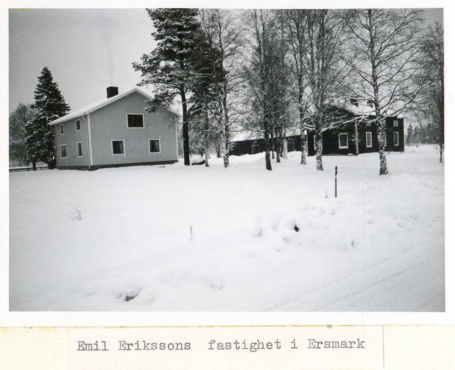 Emil Erikssons fastighet i Ersmark 1969