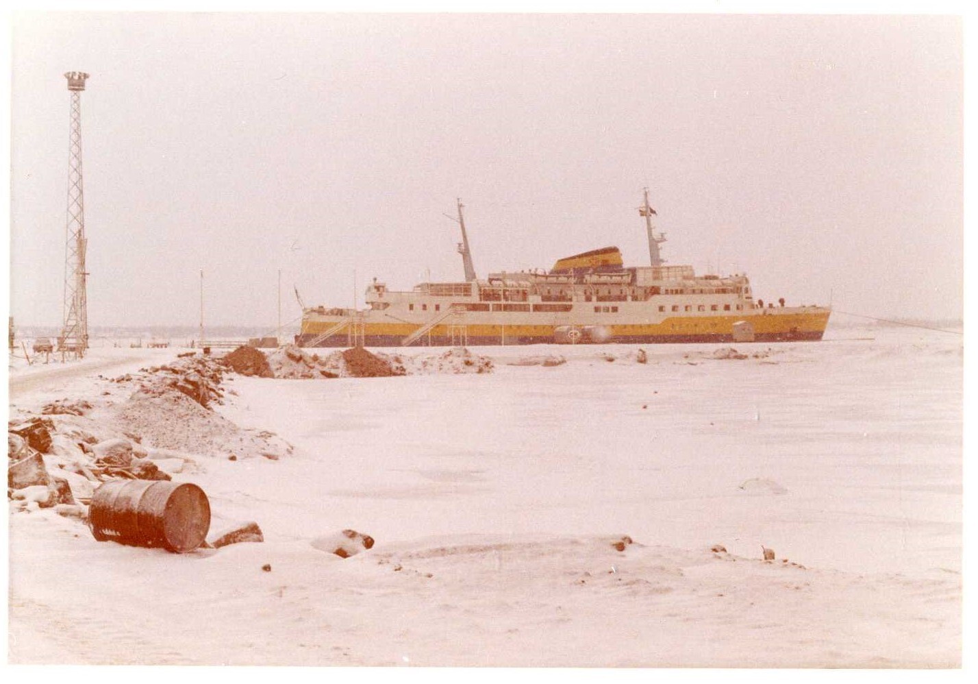 Finlandsfärjan troligen vinter 1969