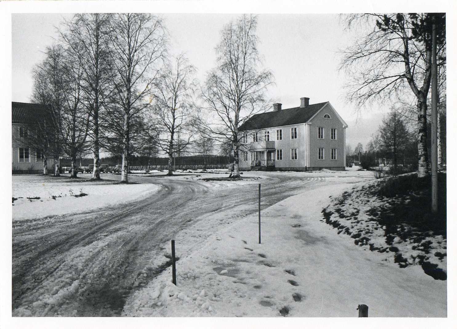 Gamla lantbruksskolan Forslunda 1969