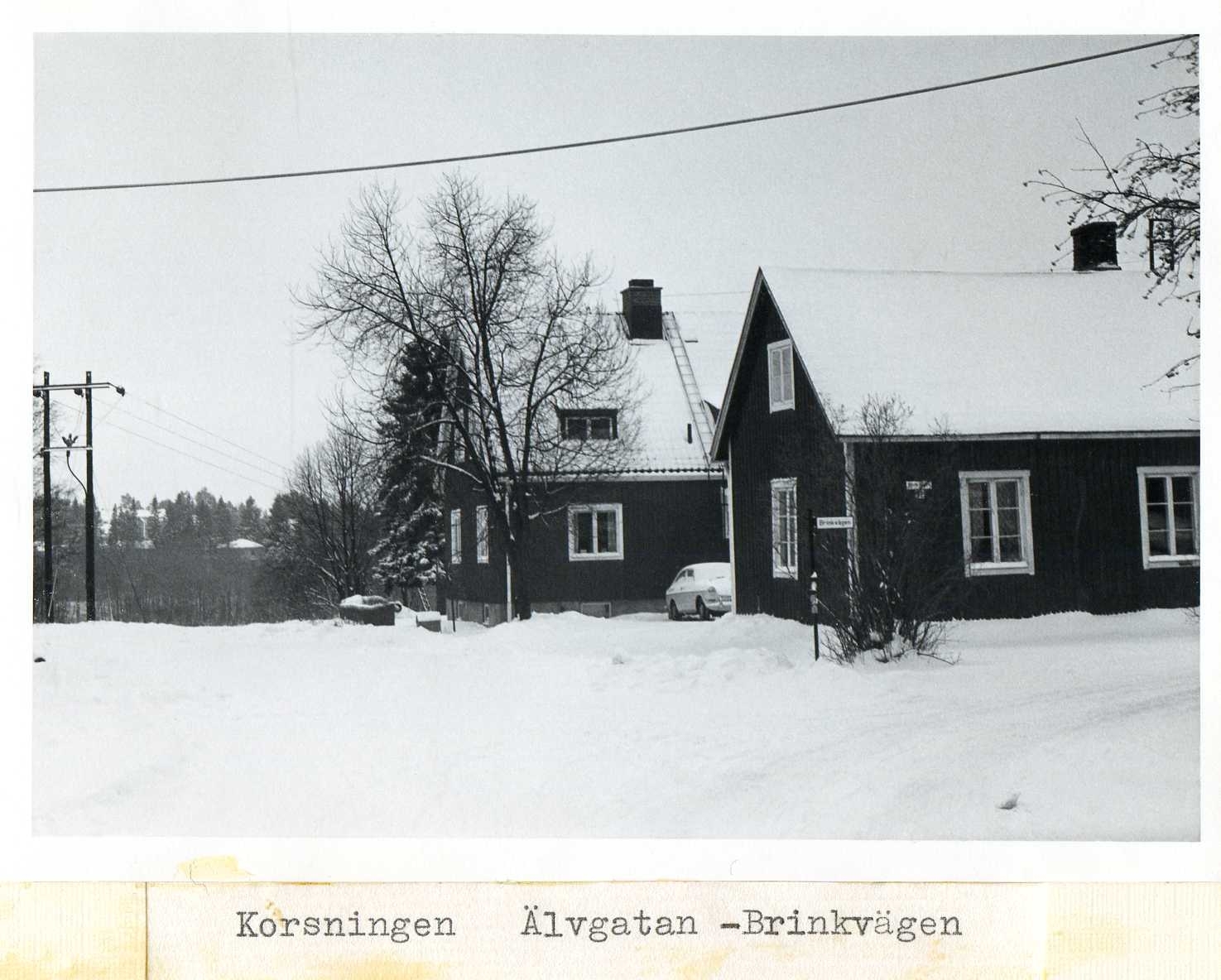 Korsningen Älvgatan-Brinkvägen 1969