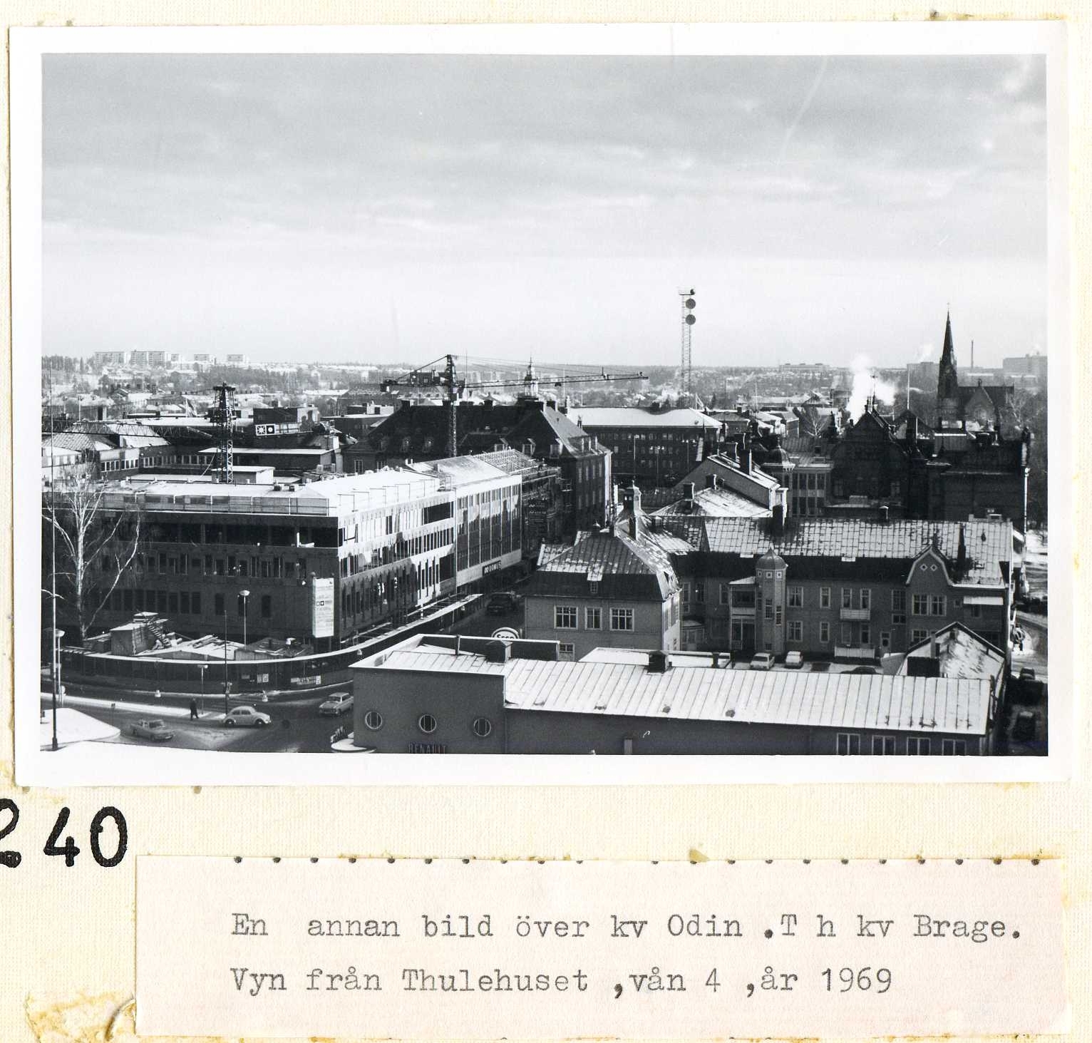 Kv Odin med kv Brage t h 1969  från Thulehuset
