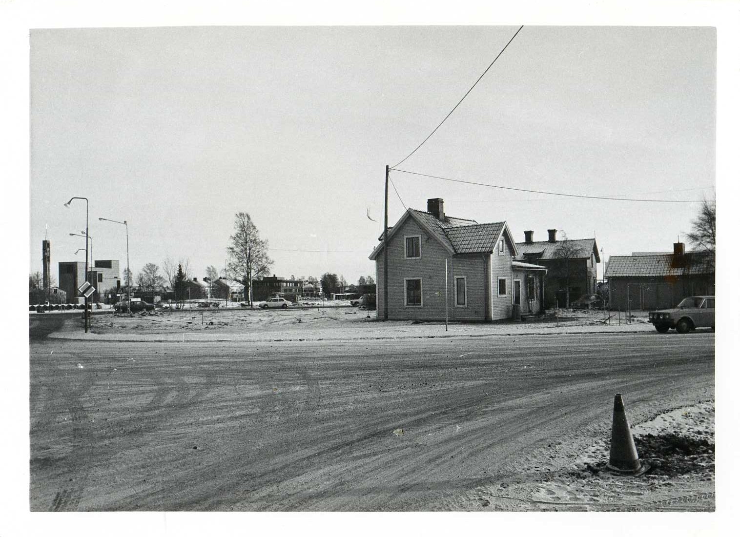 Nya E4 byggs genom Teg nov 1969