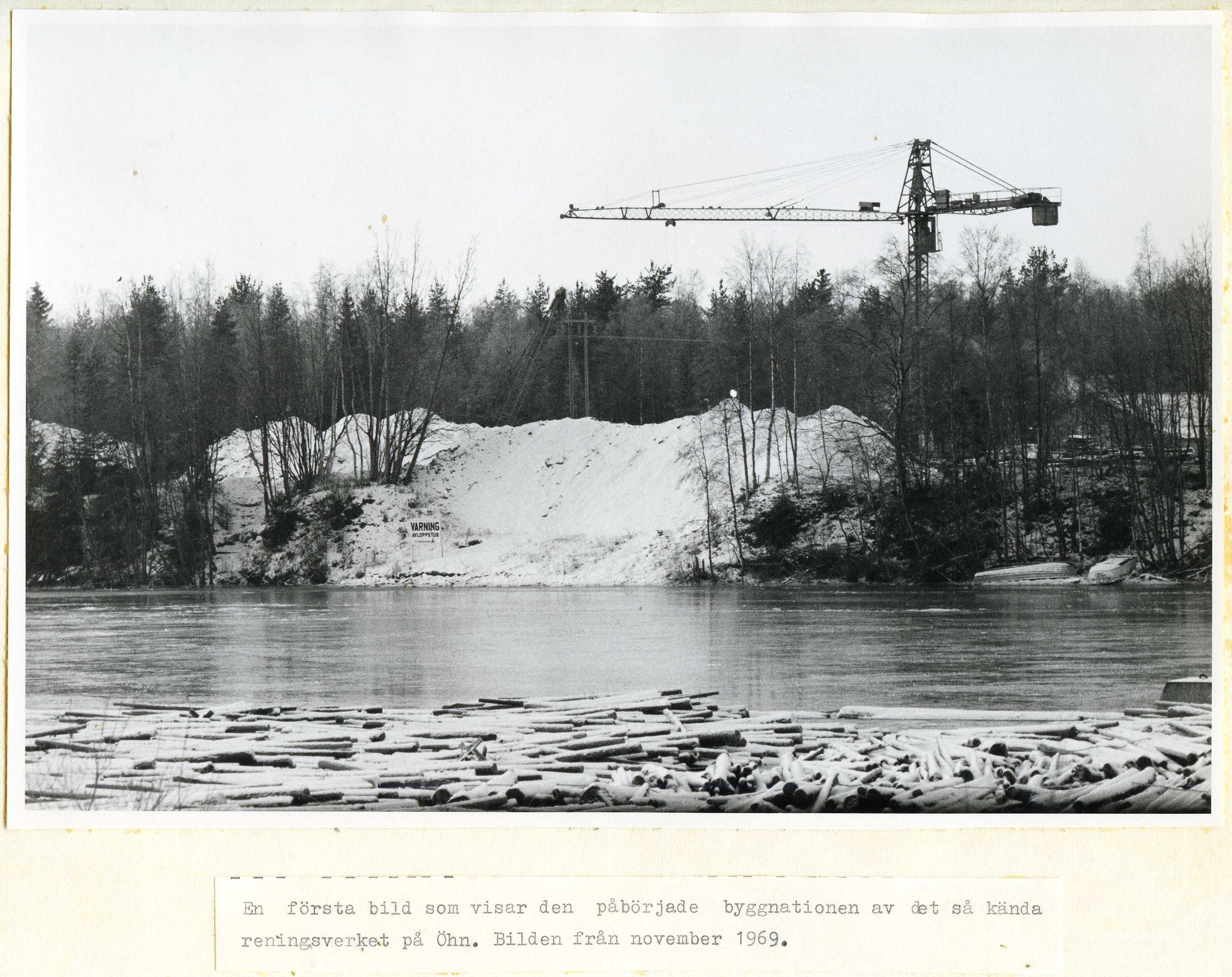 Reningsverket på Öhn påbörjas nov 1969