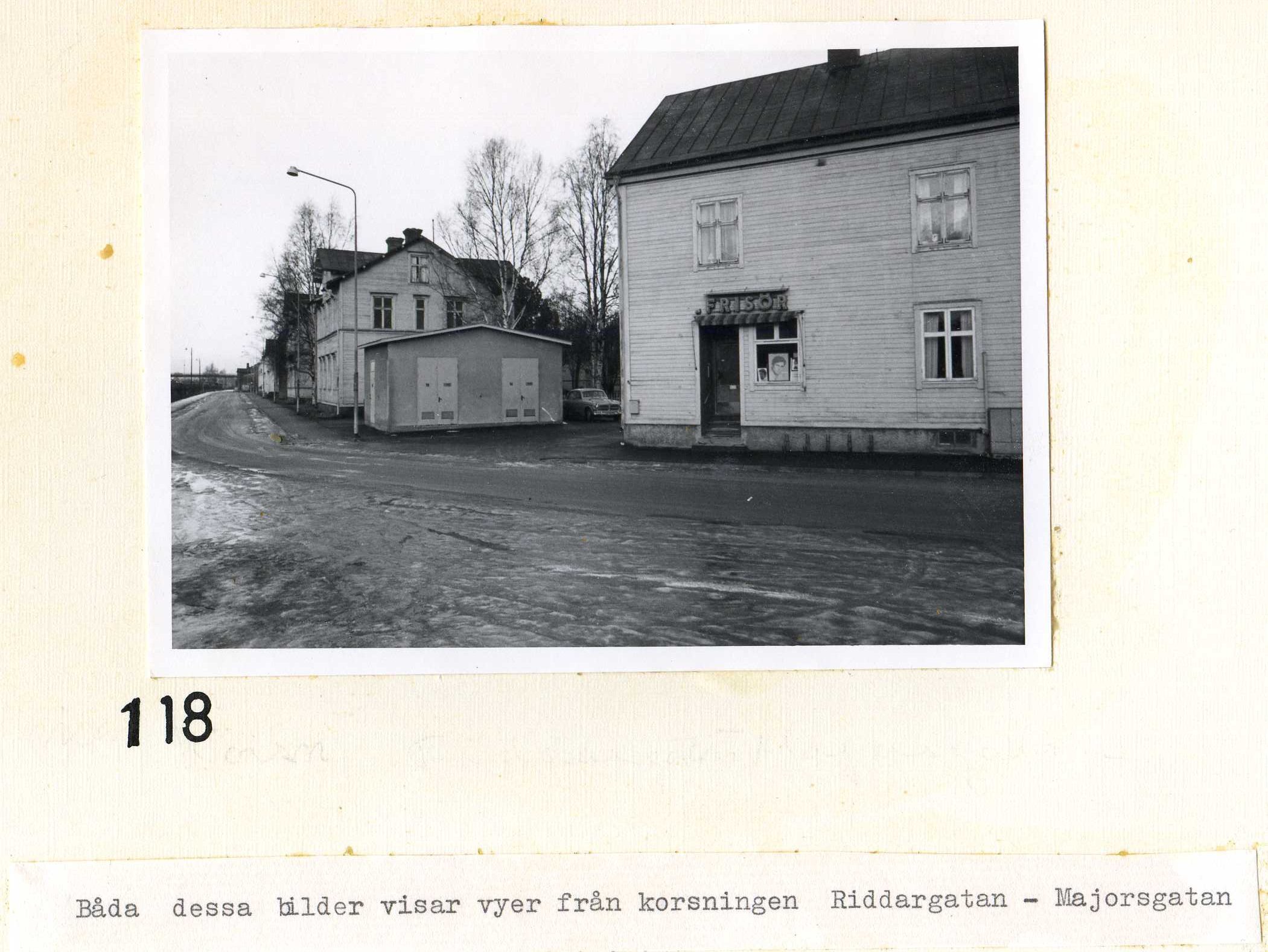 Riddargatan-Majorsgatan okt-nov 1969  bild 1