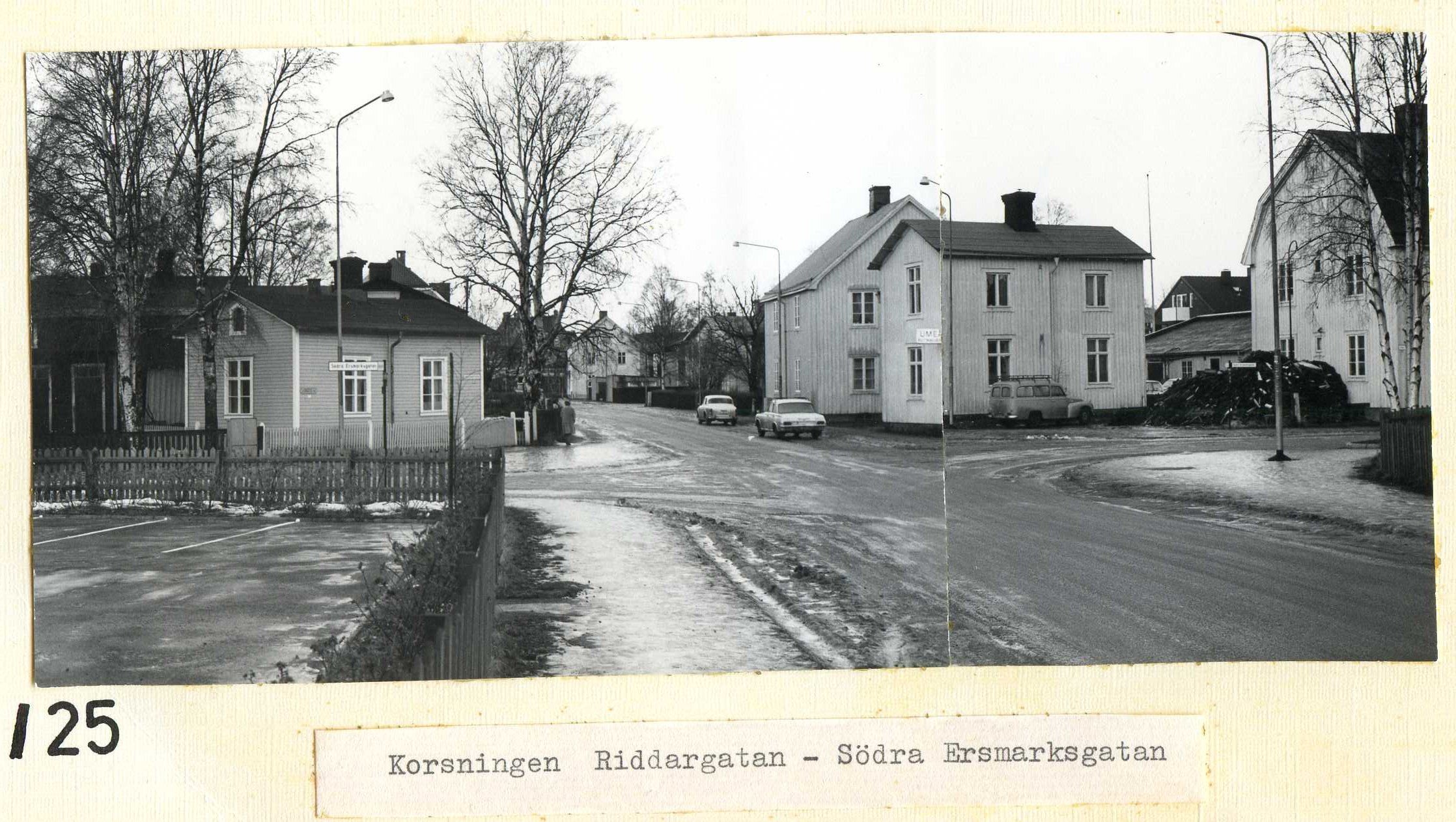 Riddargatan-Södra Ersmarksgatan okt-nov 1969