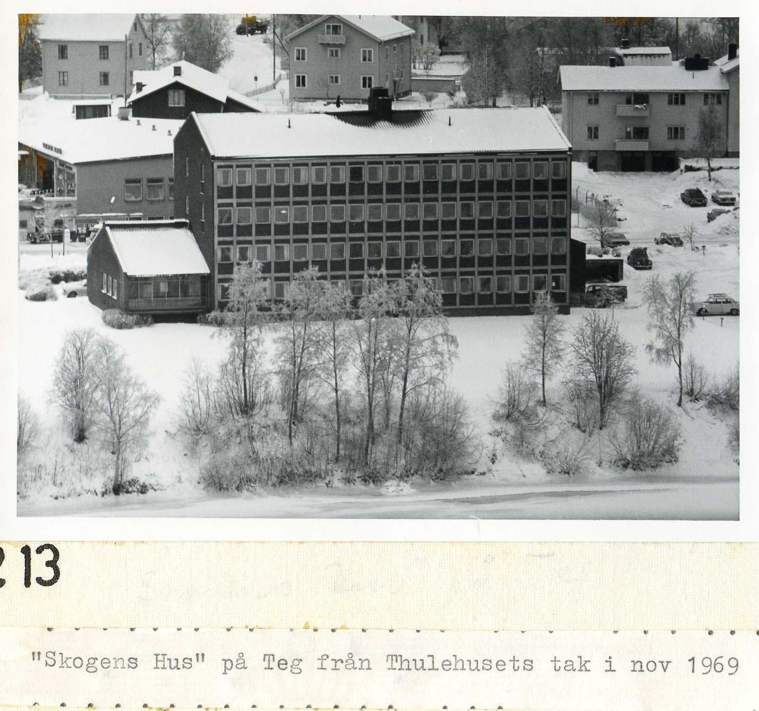 Skogens hus på Teg nov 1969  från Thulehuset