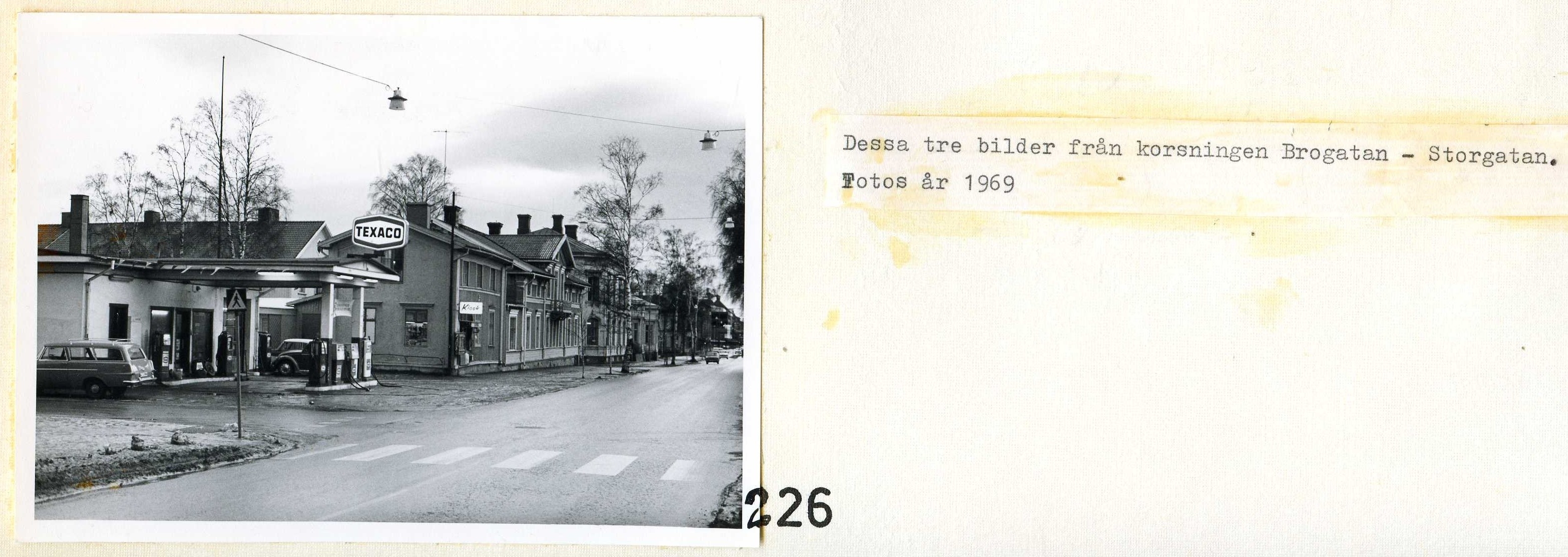 Texacomacken Brogatan-Storgatan 1969