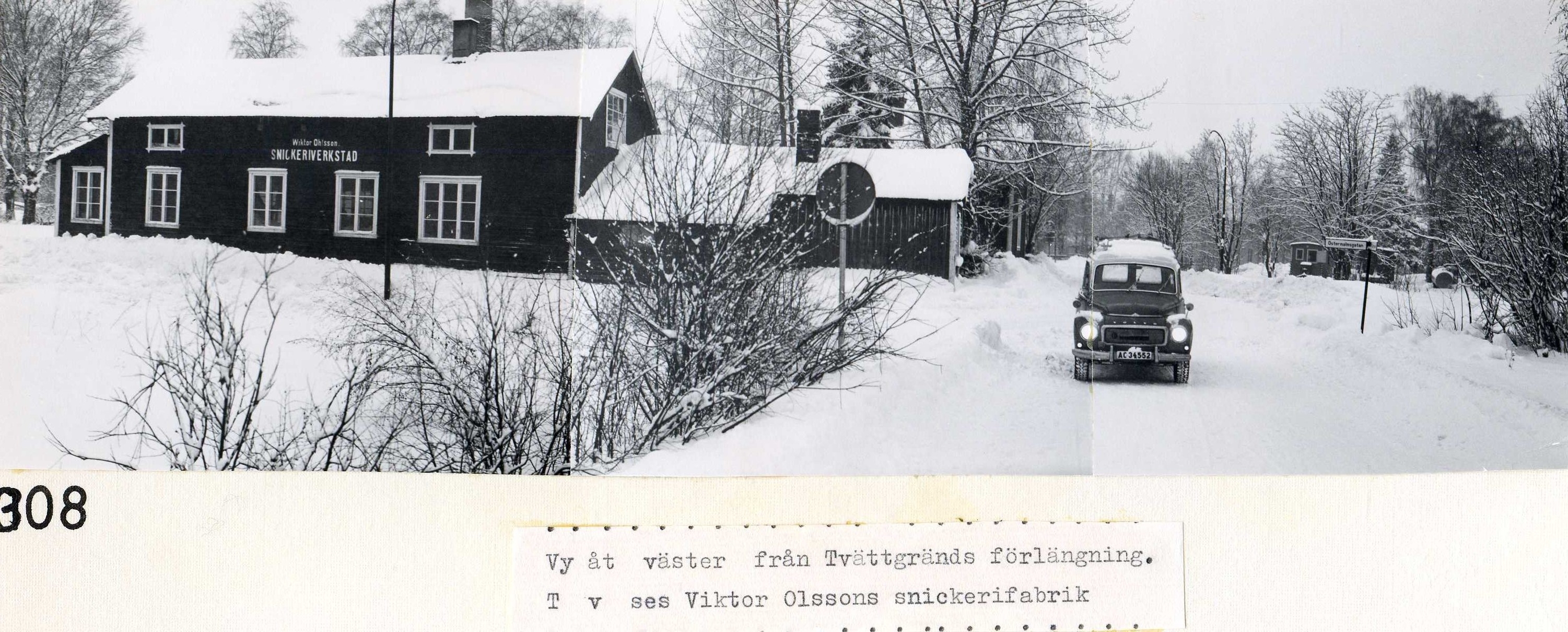 Wiktor Ohlssons snickerifabrik nov 1969  från Tvättgränd
