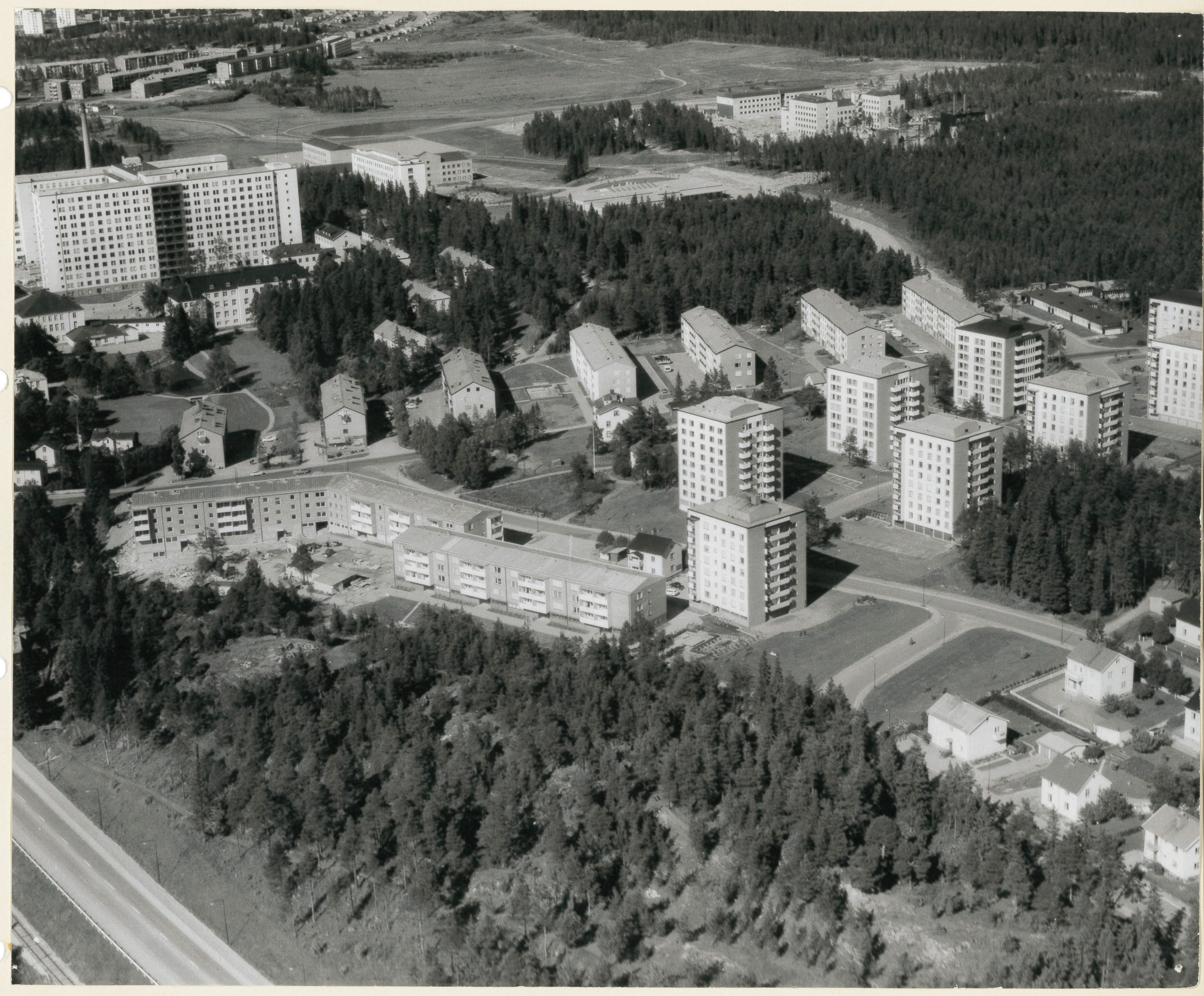 Ålidbacken-Universitetsområdet 1970