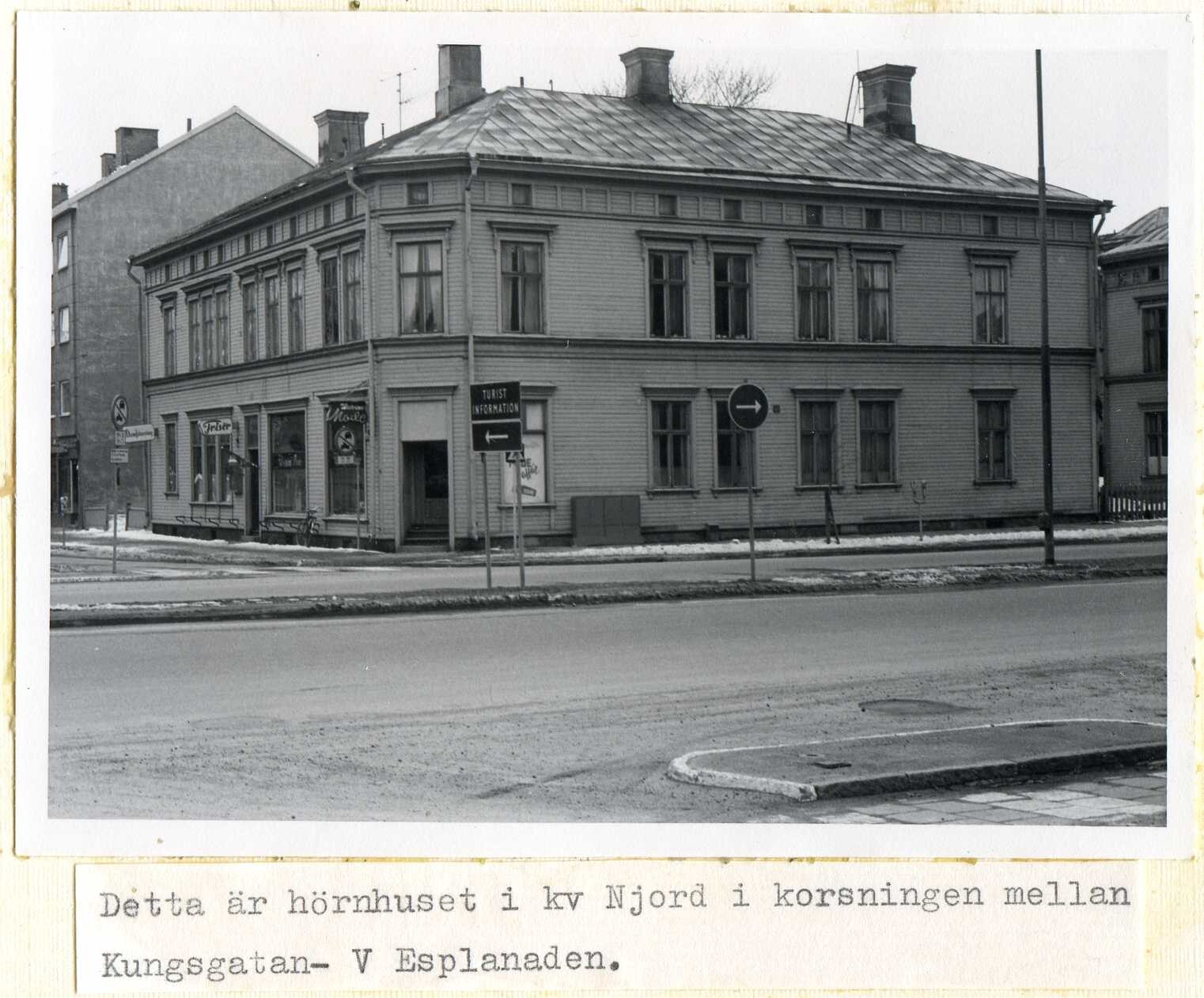 Kungsgatan-Västra Esplanaden kv Njord 1970