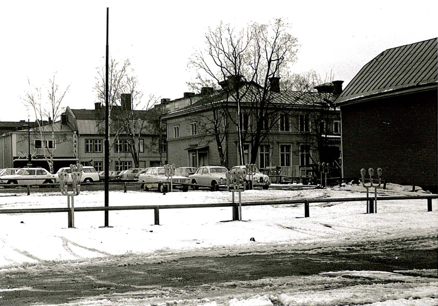 Nuv. Vasaplan 1970 med Royalbiografen och Moritzka gården