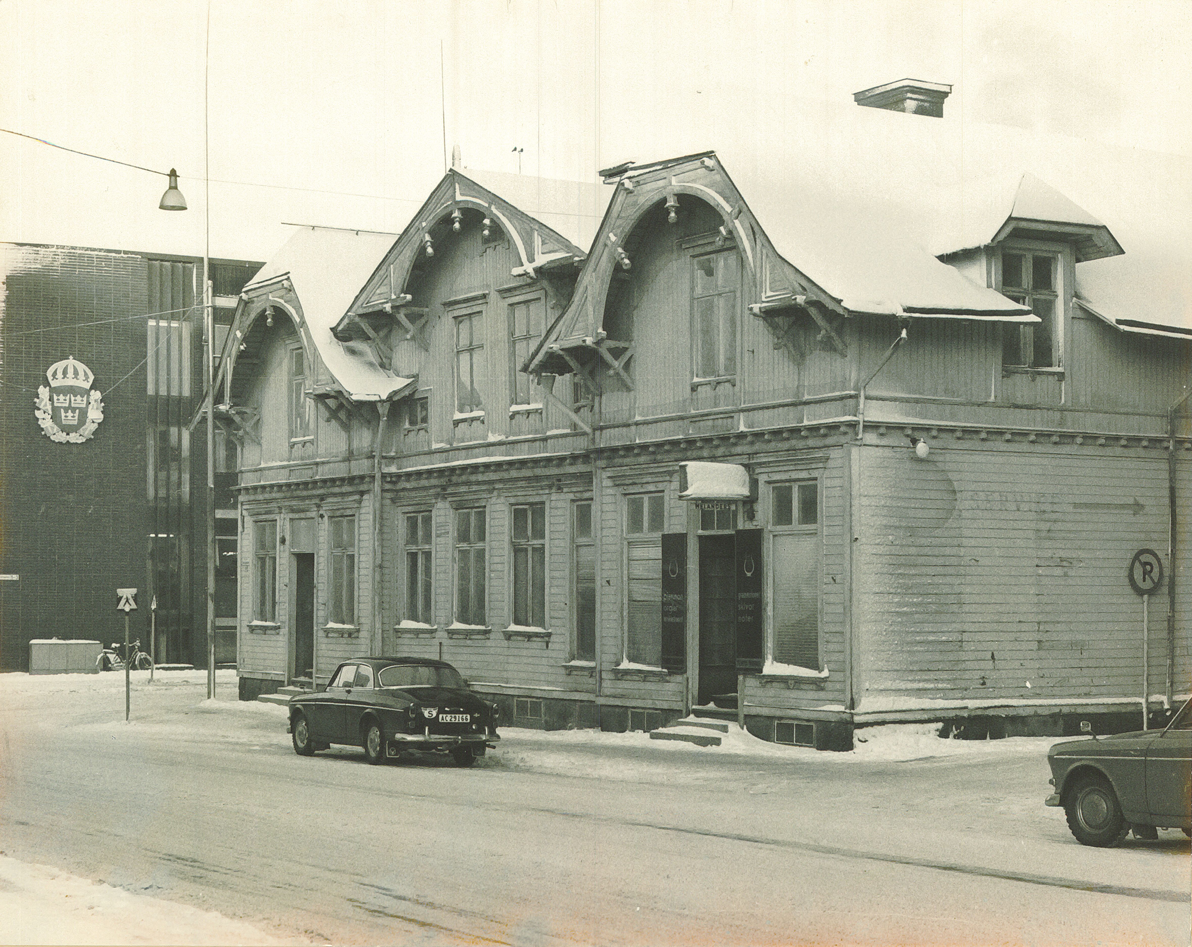Skolgatan-Götgatan Melanders Café och musik 1970