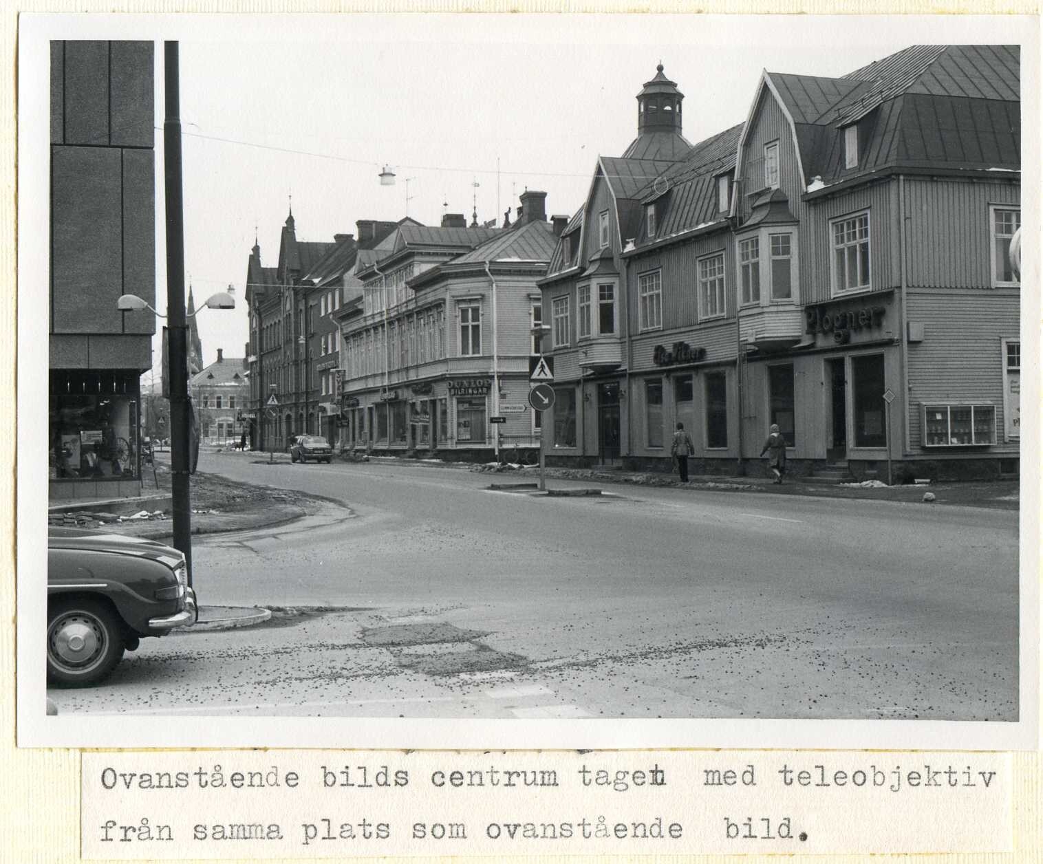 Storgatan vid kv Brage 1970