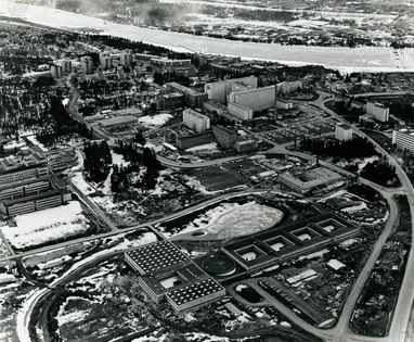 Universitets- och sjukhusområdet 1970