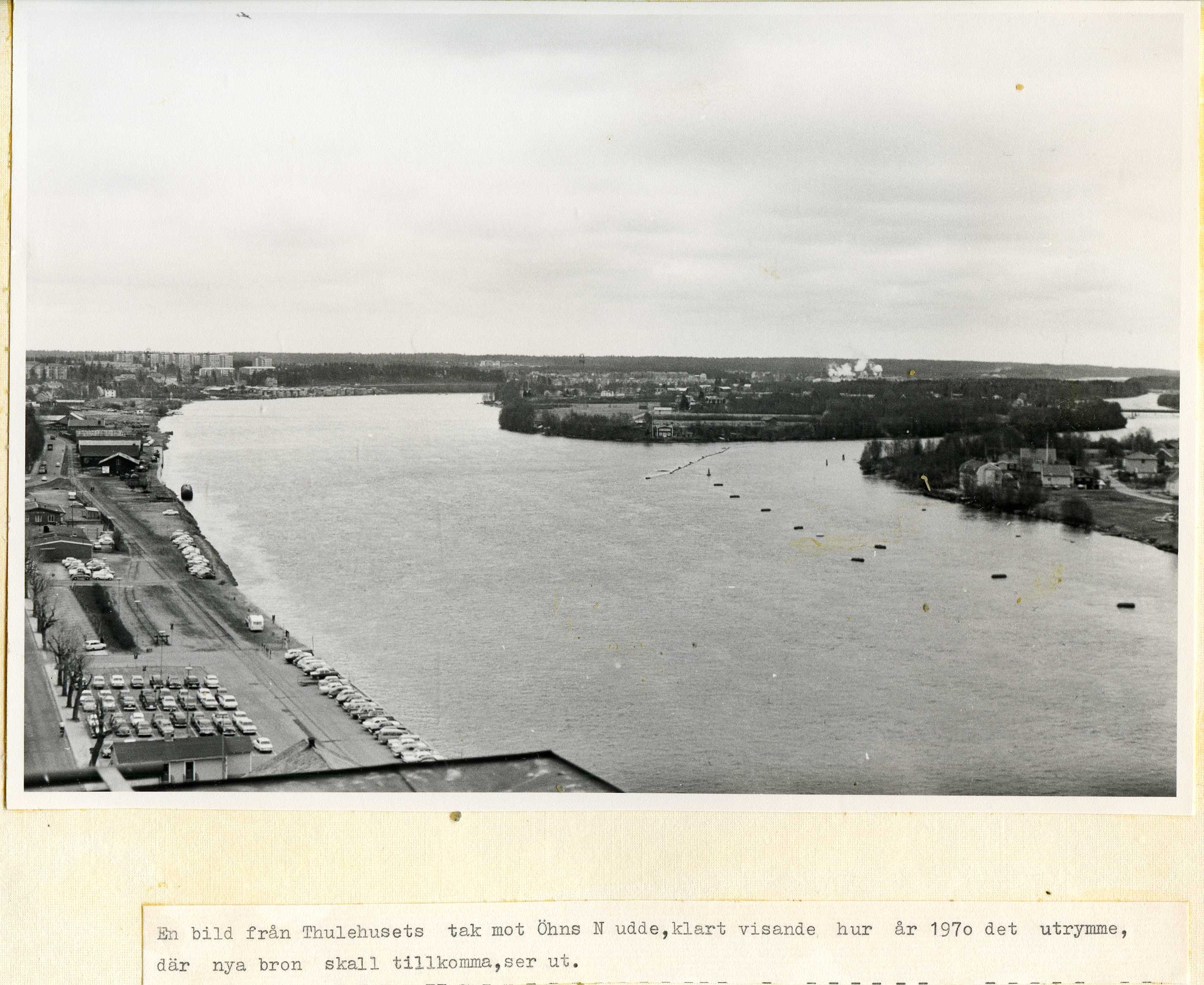 Vy mot Öhns norra udde 1970  från Thulehuset