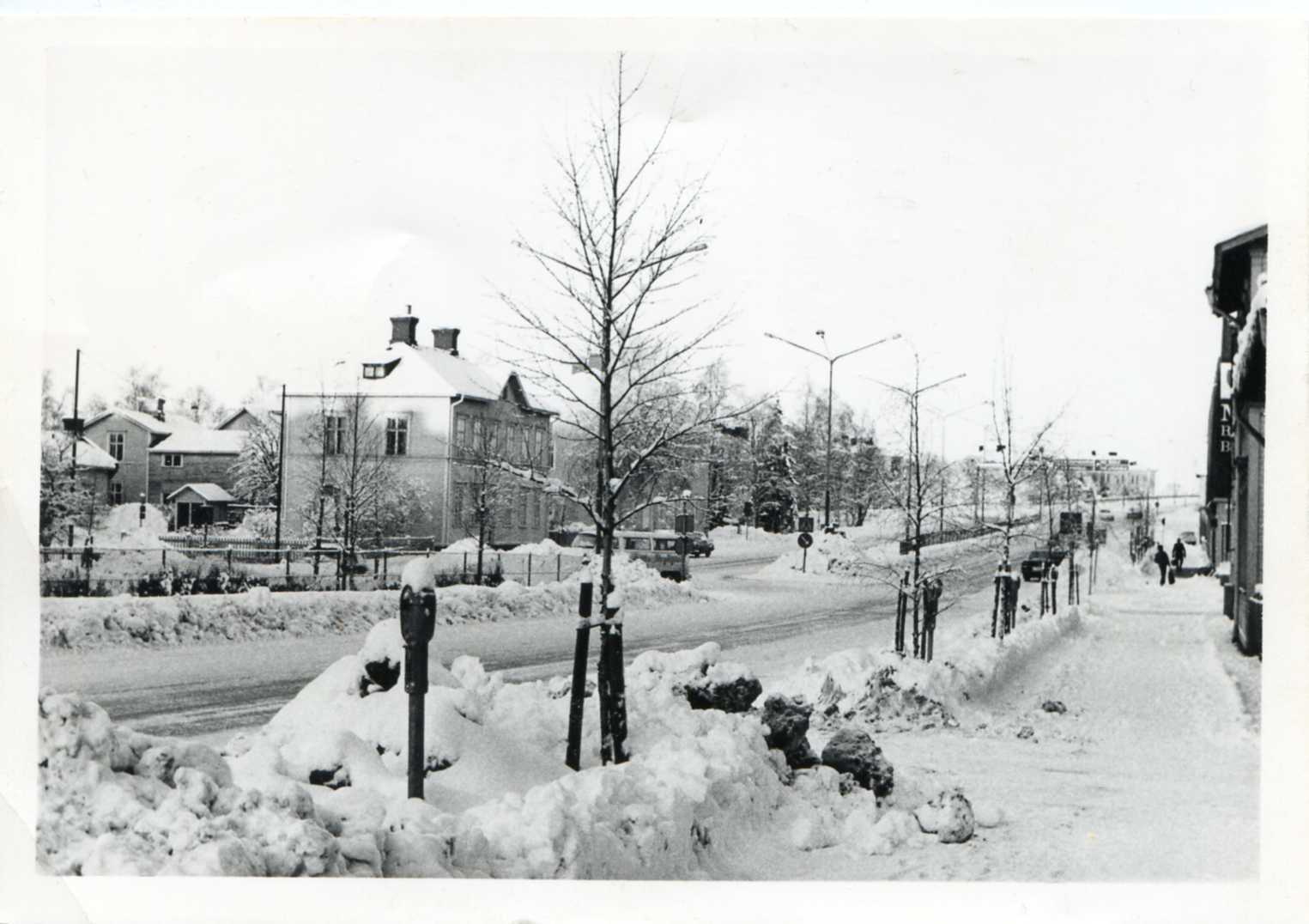 Västra Esplanaden vintern 1971