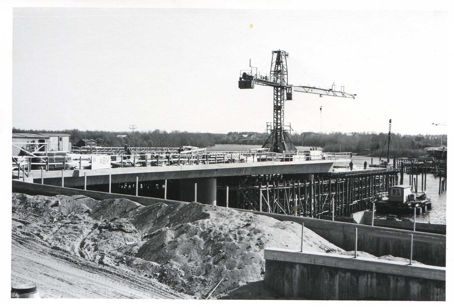 Kyrkbrobygget 12 maj 1974