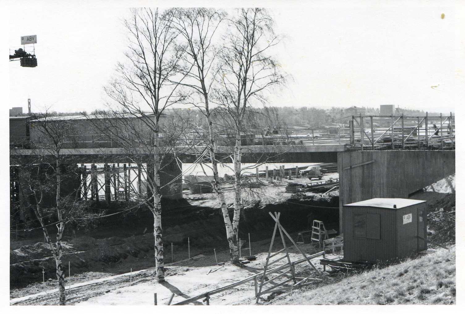 Kyrkbrobygget 12 maj 1974