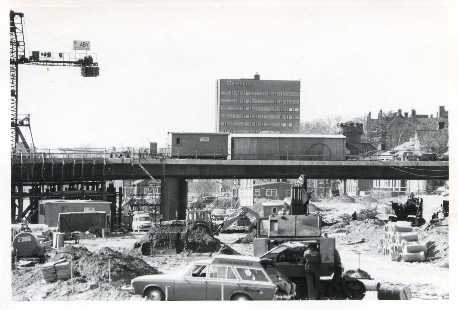 Kyrkbrobygget 12 maj 1974