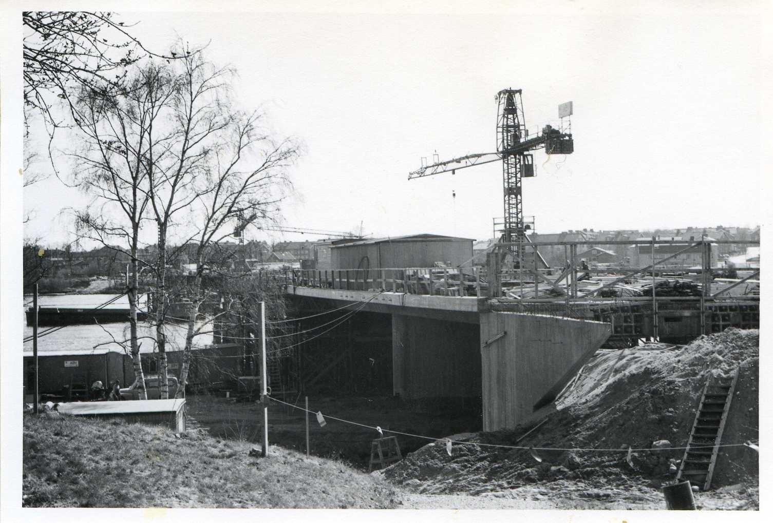 Kyrkbrobygget 12 maj 1974
