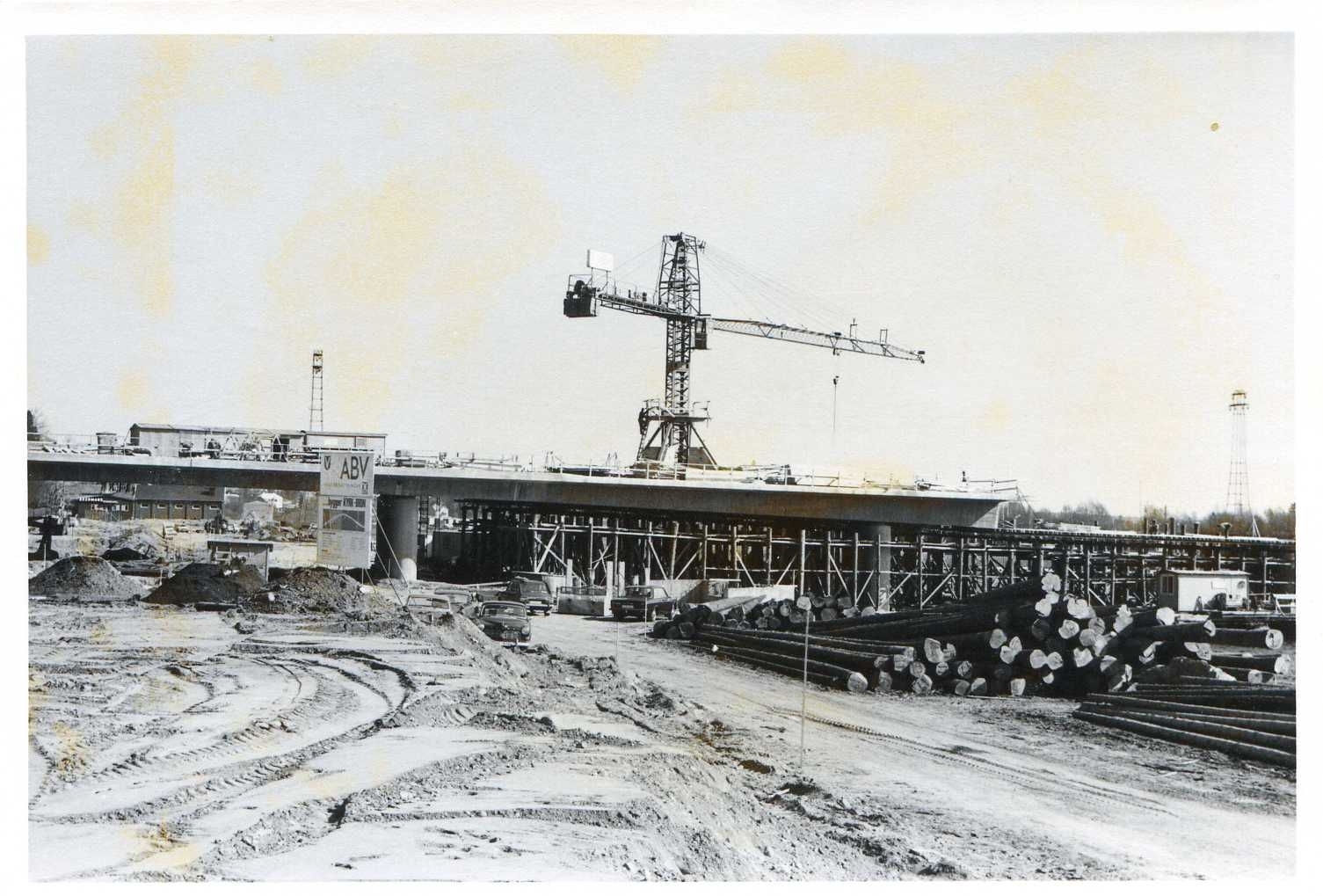 Kyrkbrobygget 12 maj 1974