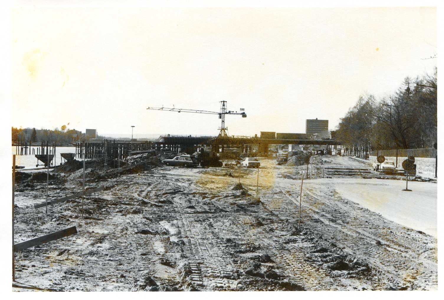 Kyrkbrobygget 12 maj 1974