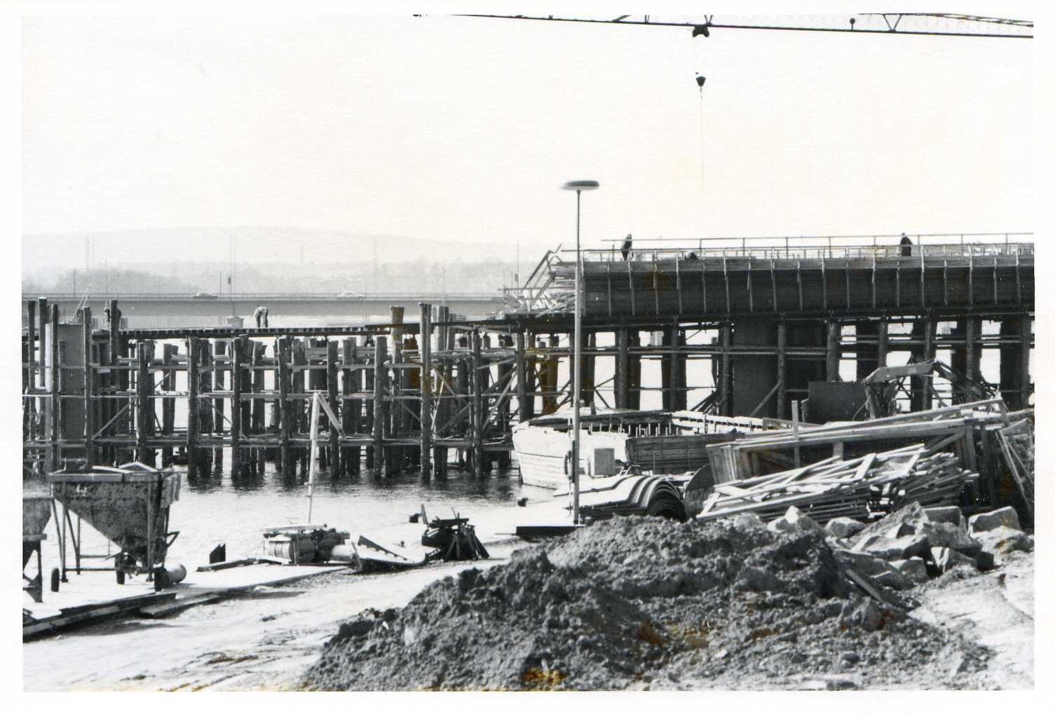 Kyrkbrobygget 12 maj 1974