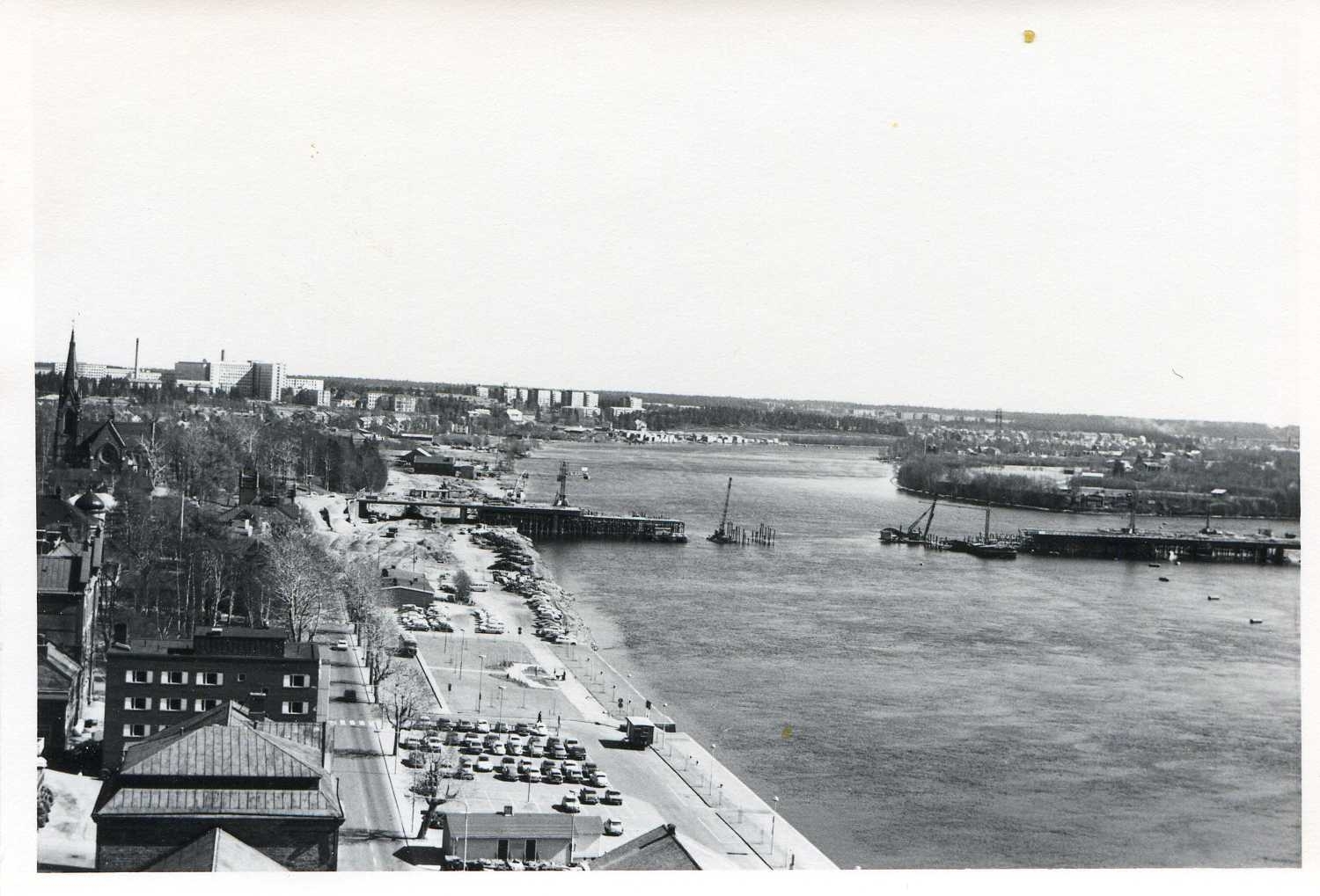 Kyrkbrobygget 12 maj 1974