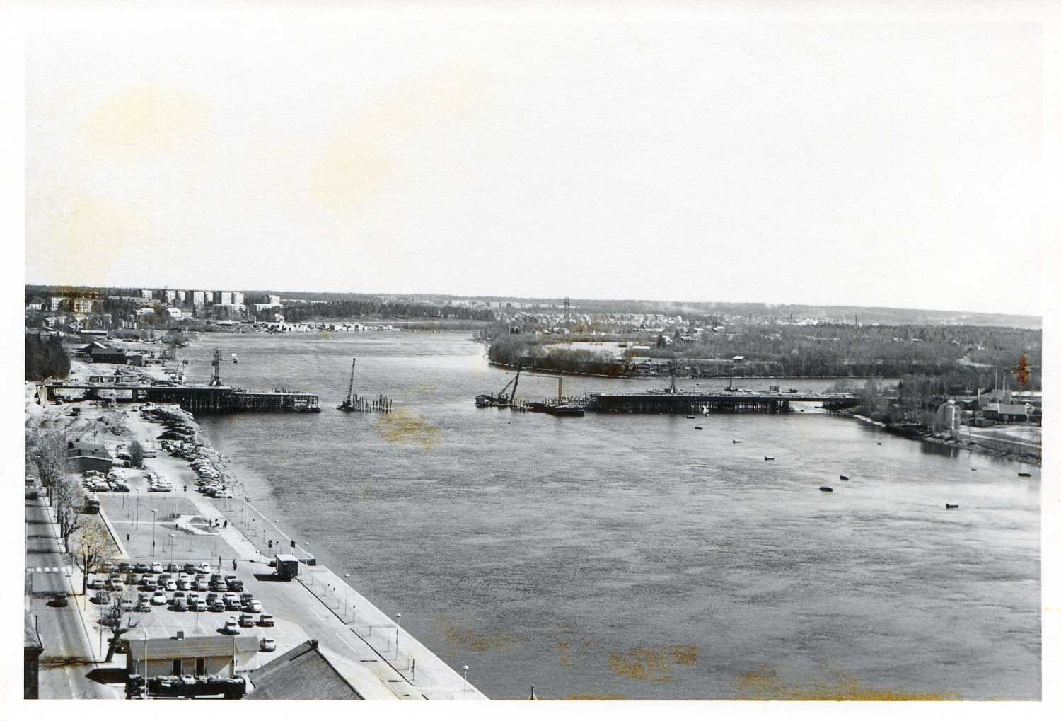 Kyrkbrobygget 12 maj 1974