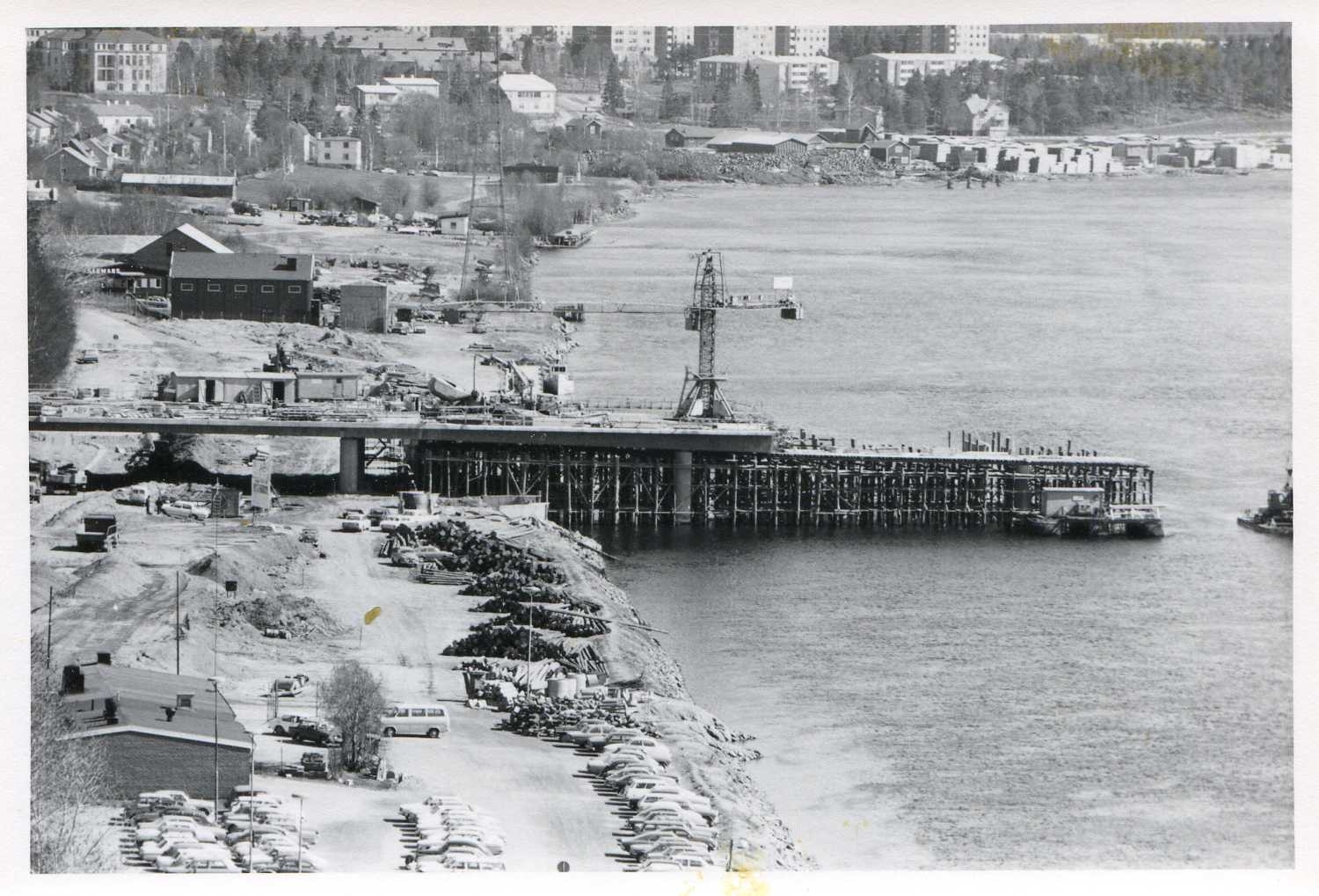 Kyrkbrobygget 12 maj 1974